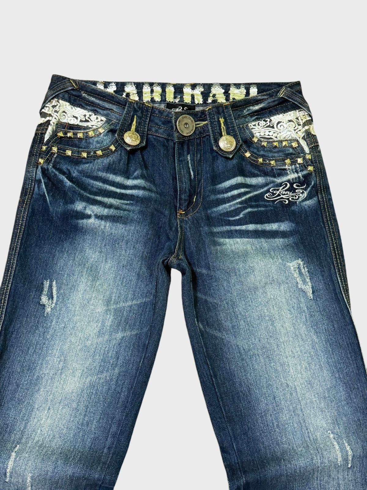 Karl Kani Flared KARL KANI Studded with Lace Detailing Size US 29 - 3 Thumbnail