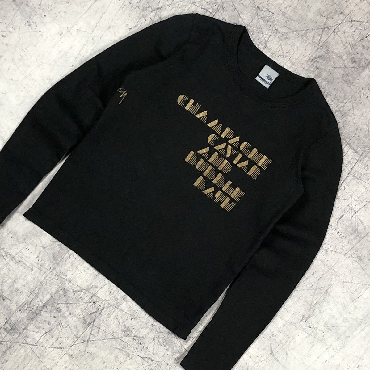 Stussy Vintage Stussy Champagne Caviar Long Sleeve Tee Size XS / US 0-2 / IT 36-38 - 1 Thumbnail