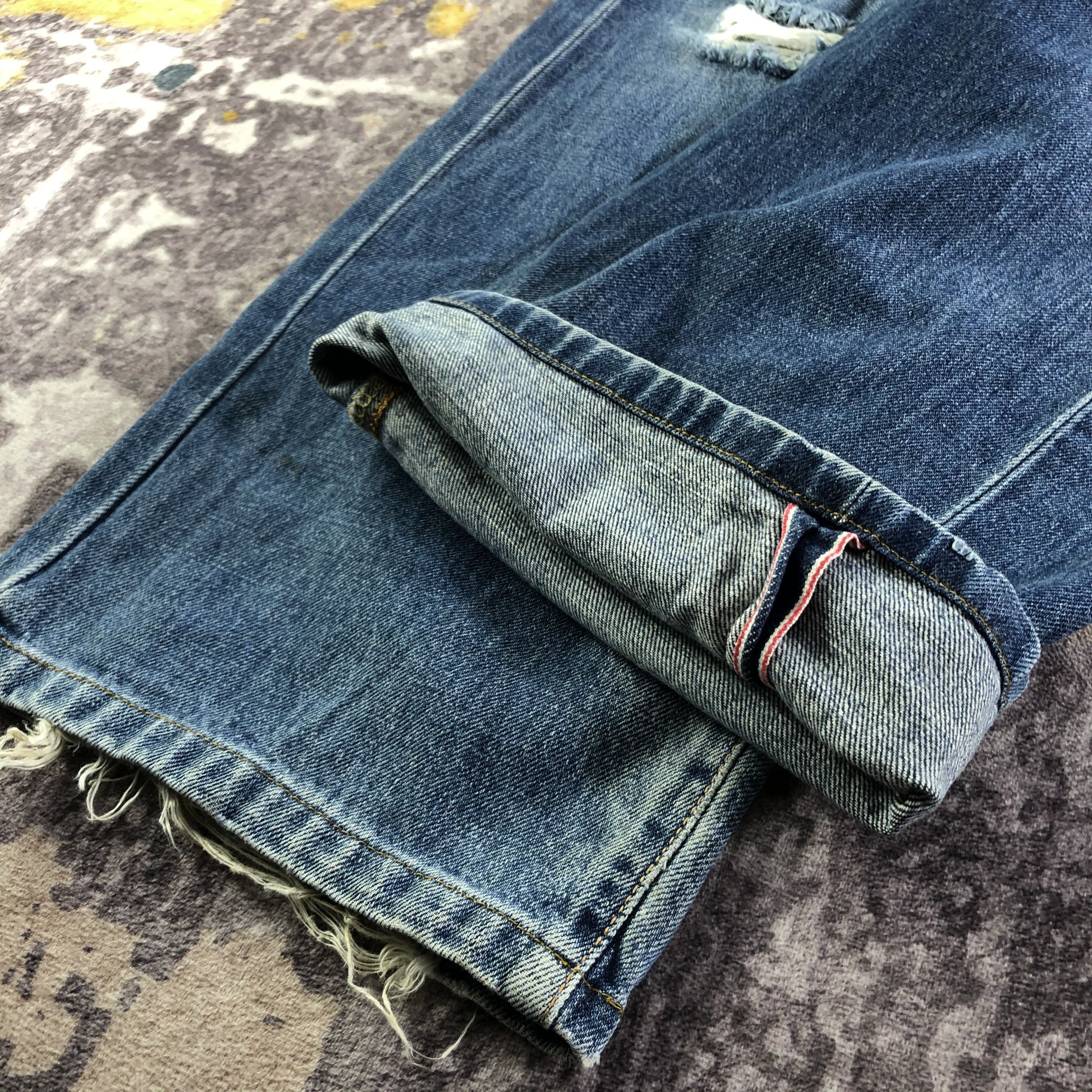 Edwin Vintage Blue Wash Edwin 505 Selvedge Jeans-JM3649 Size US 30 / EU 46 - 7 Thumbnail