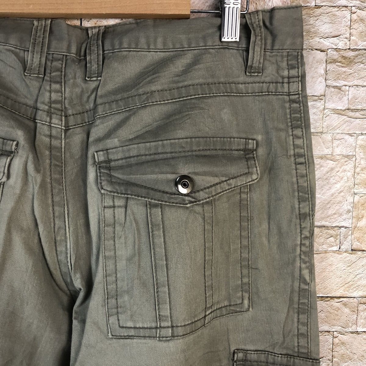 Japanese Brand Japanese Brand Green Cargo Multipocket Pants #A1027 Size US 32 / EU 48 - 20 Thumbnail