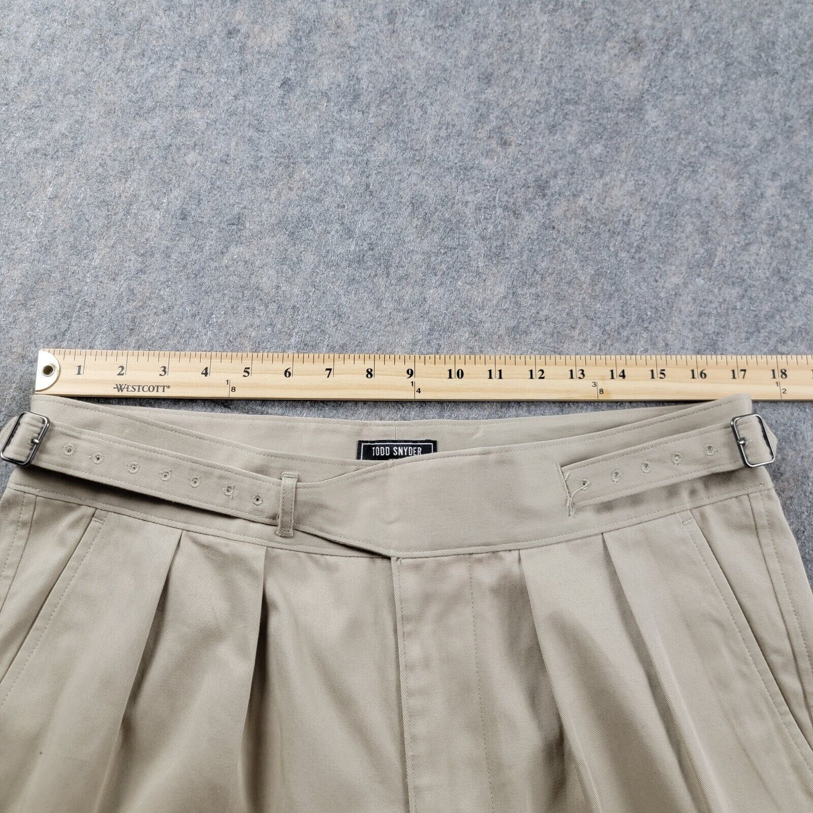 Todd Snyder Todd Snyder Mens Cotton Gurkha Trouser Pants Size US 34 / EU 50 - 6 Thumbnail