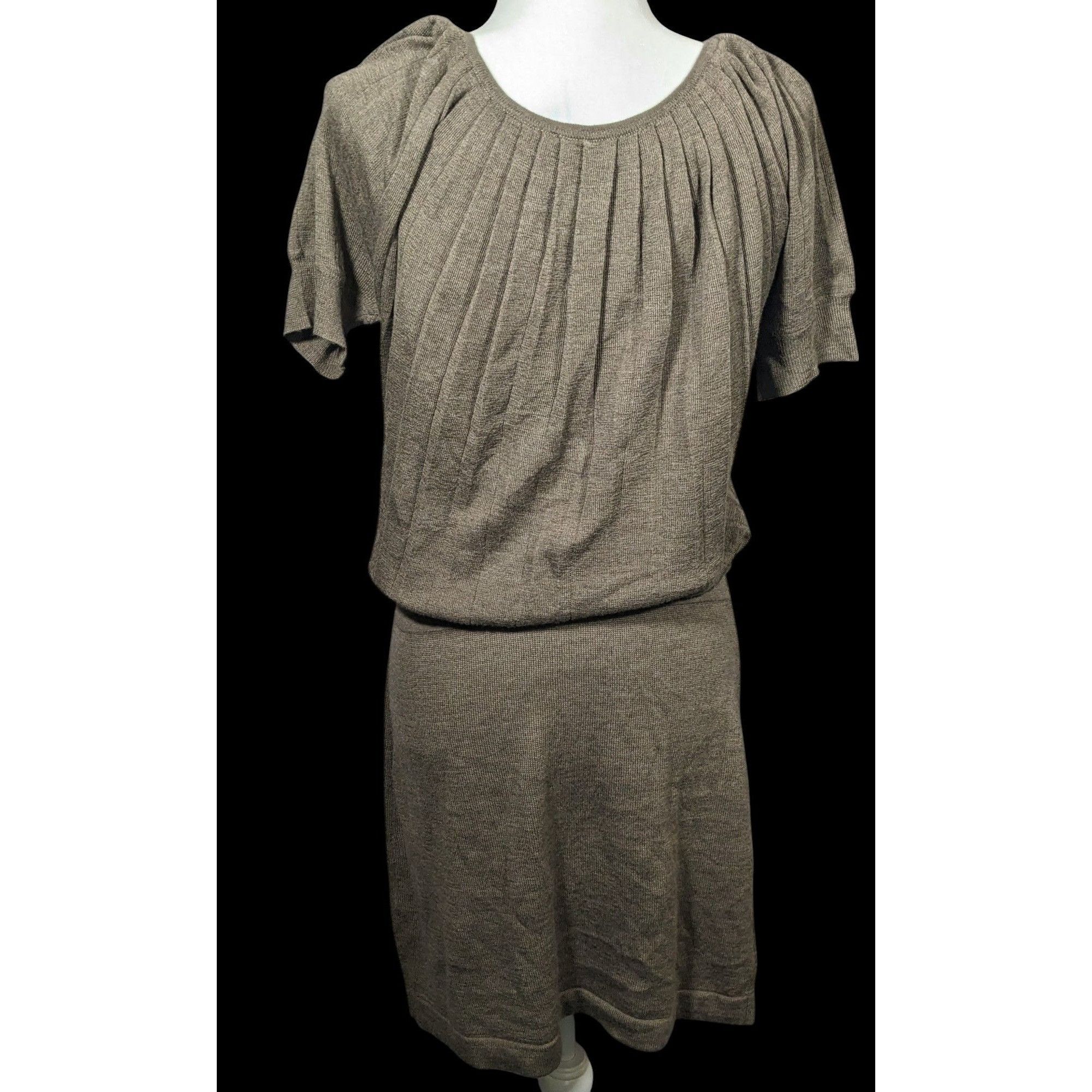 Loft Ann Taylor Loft Preppy Cafe Brown Blouson Dress Size S / US 4 / IT 40 - 2 Thumbnail