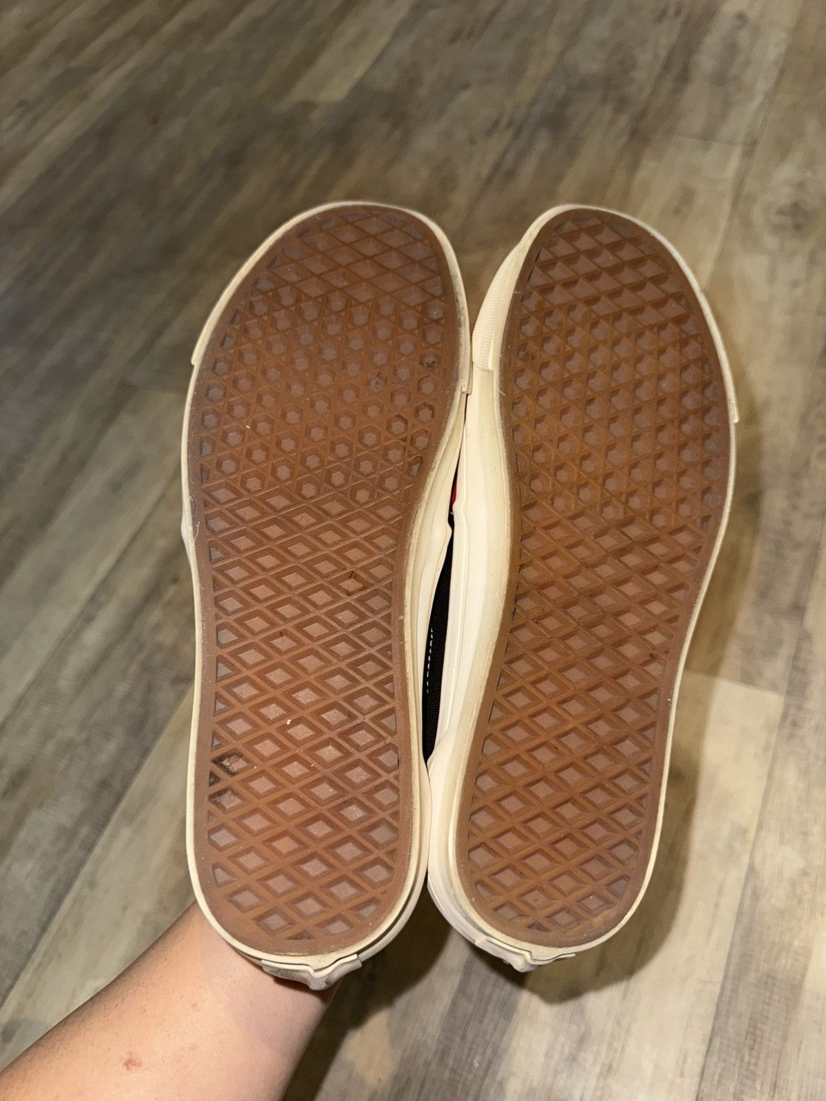 Fear of God × Vans 🔥 Grail Alert! 🔥 Vans x Fear of God FOG Slip-On 47 V DX Red Size US 8 / EU 41 - 4 Thumbnail
