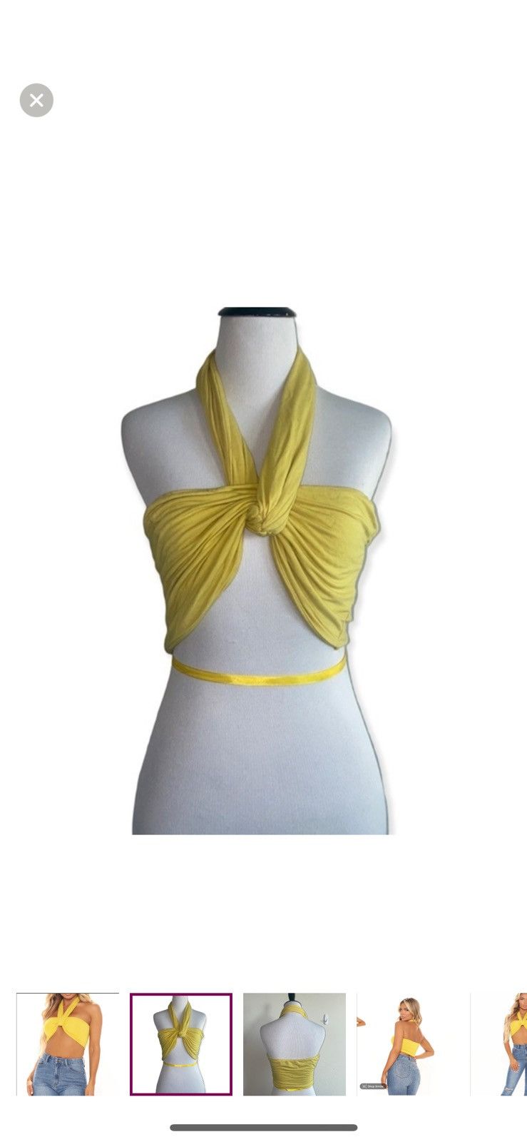 Fashion Nova Fashion nova large travel to the tropics halter top Size L / US 10 / IT 46 - 1 Thumbnail
