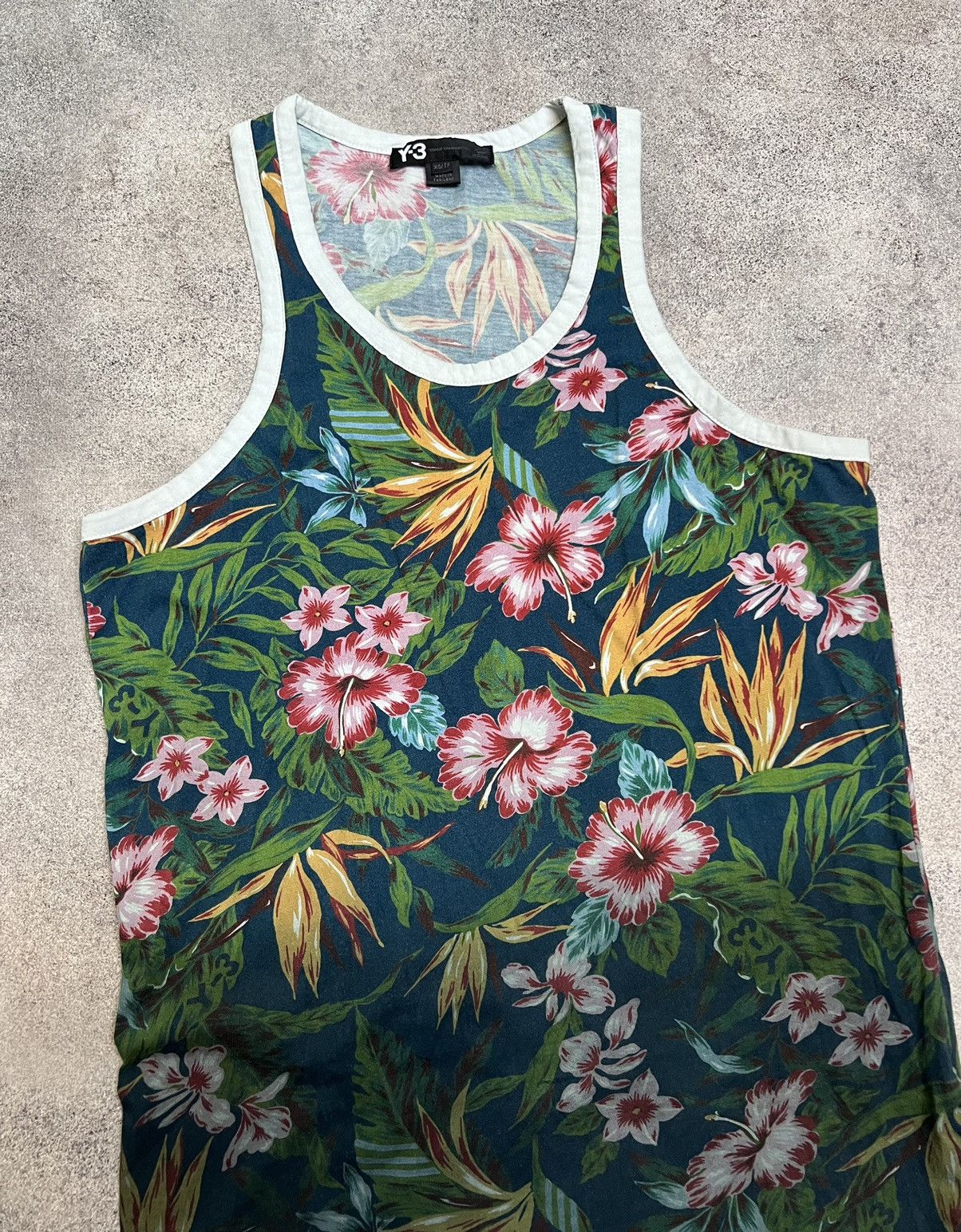 Adidas × Y-3 × Yohji Yamamoto Y-3 Yohji Yamamoto Adidas floral tank top Size US XS / EU 42 / 0 - 6 Thumbnail