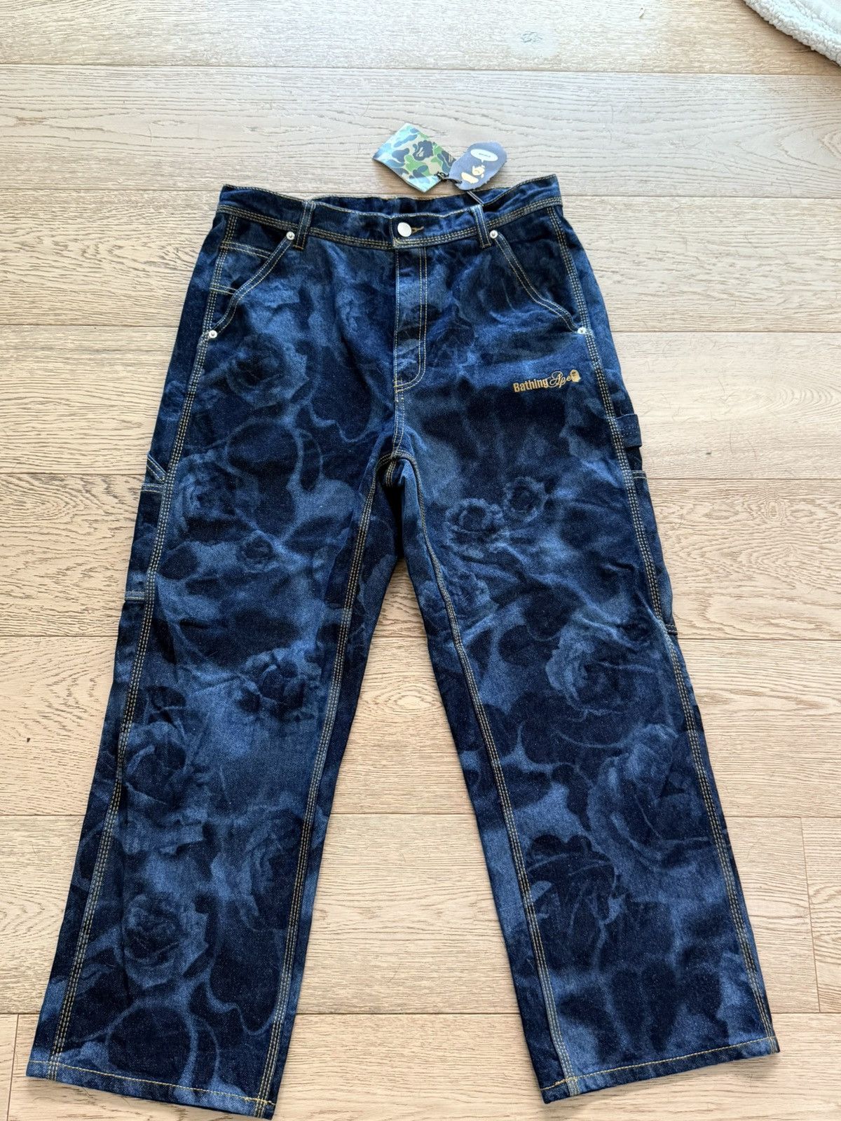 Bape Bape Indigo Rose Denim Size US 32 / EU 48 - 1 Thumbnail
