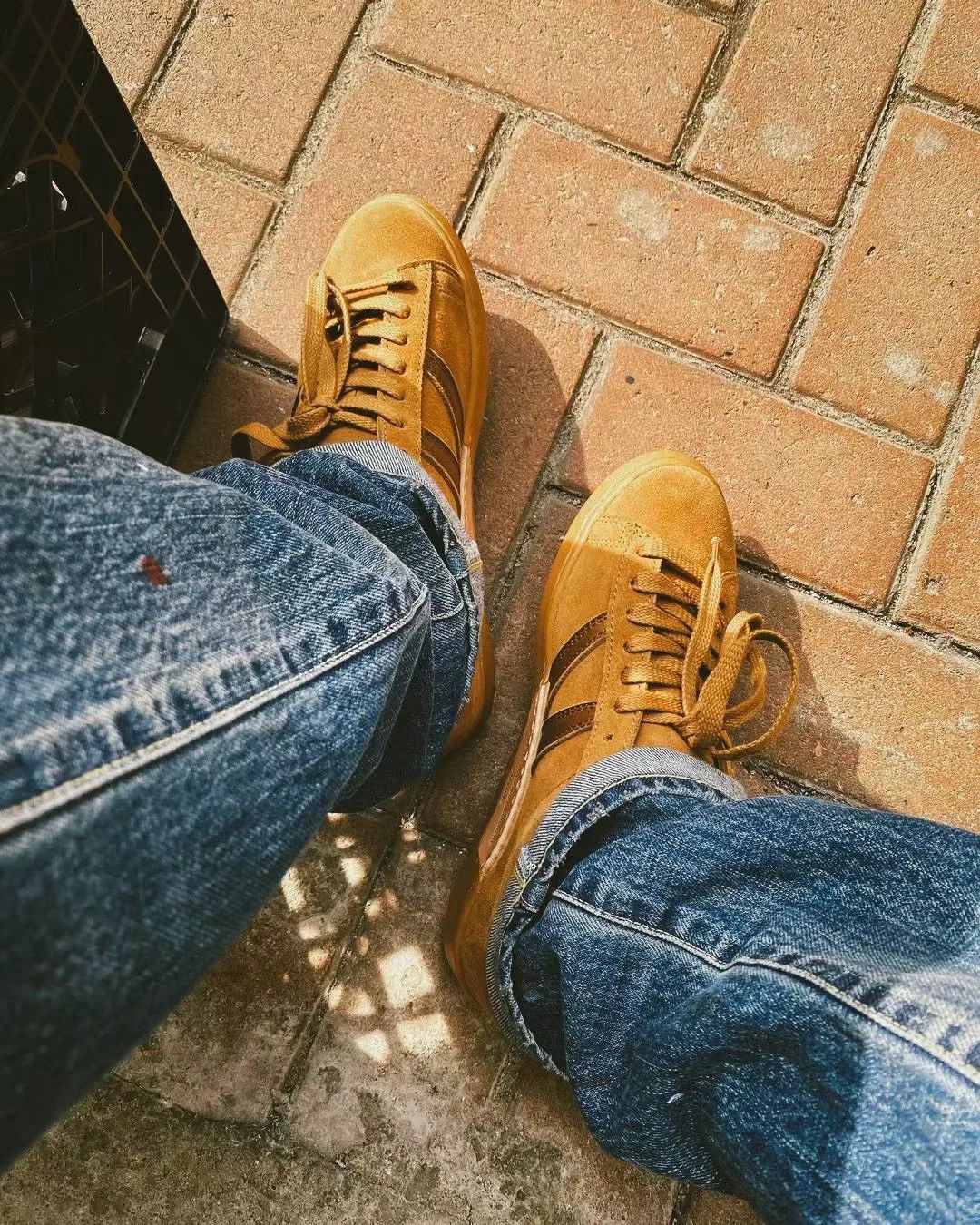 Visvim visvim Corda Folk Sneakers in Camel Color Size US 11 / EU 44 - 1 Thumbnail