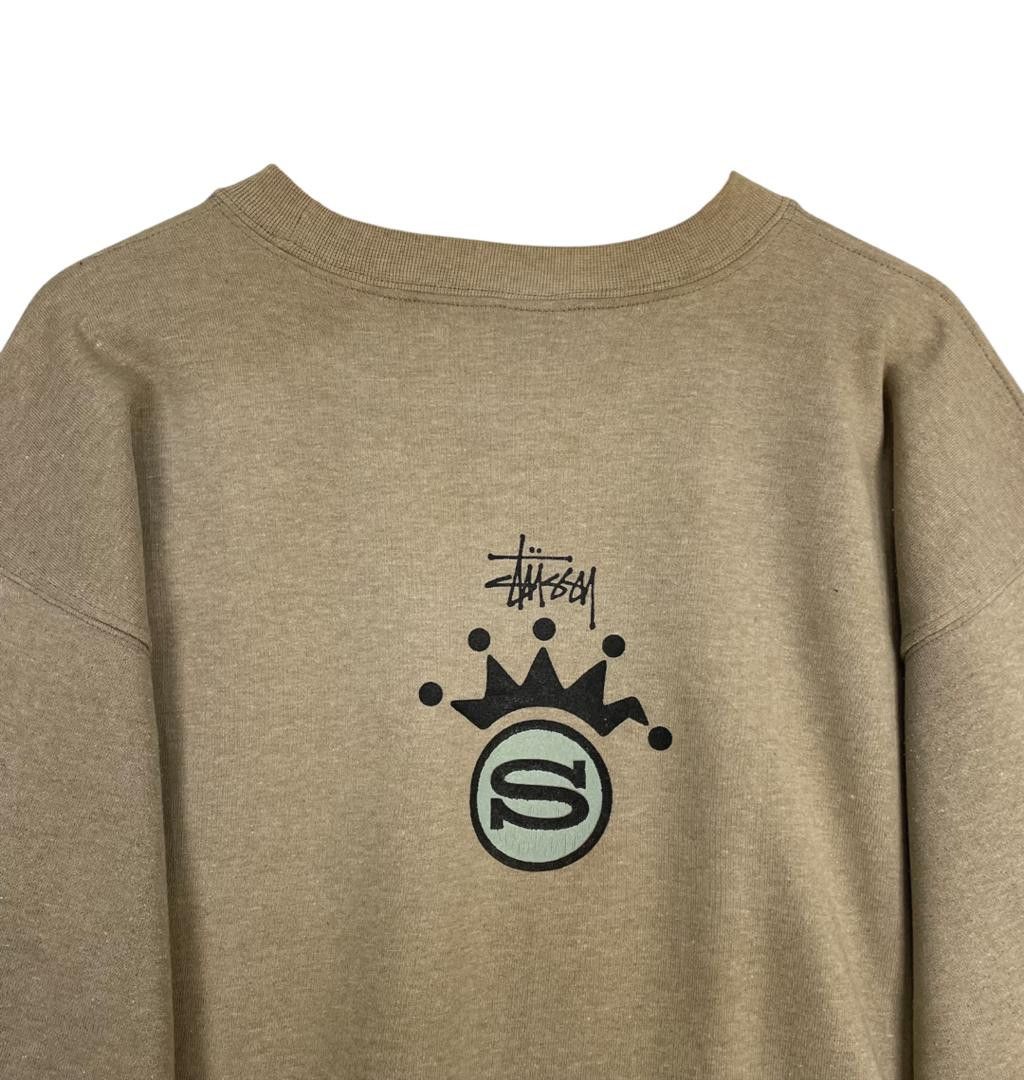 Stussy Vintage USA Stussy Chest Logo Miror Print Boxy Sweatshirt Size US S / EU 44-46 / 1 - 7 Thumbnail