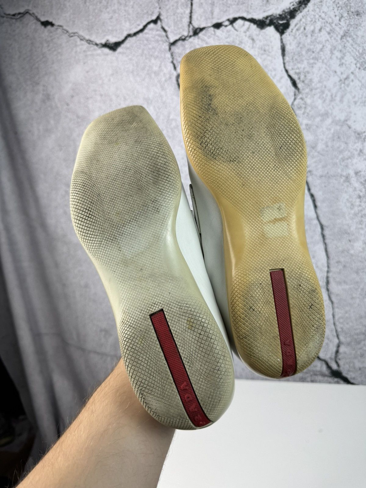 Prada PRADA MILANO Logo Leather Driver Sport Loafers Size US 8 / EU 41 - 13 Thumbnail