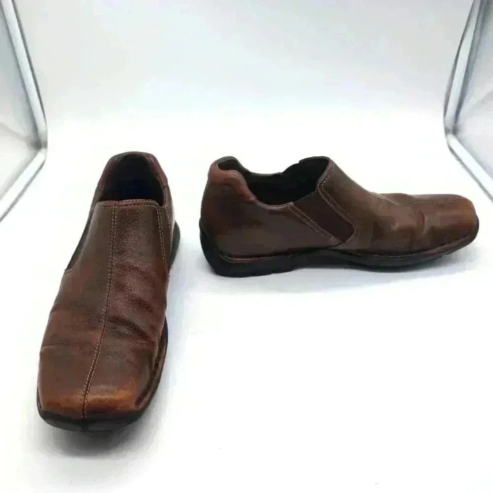 Cole Haan Cole Haan Zeno slip on Loafers distressed Brown Leather Size US 9 / EU 42 - 1 Thumbnail