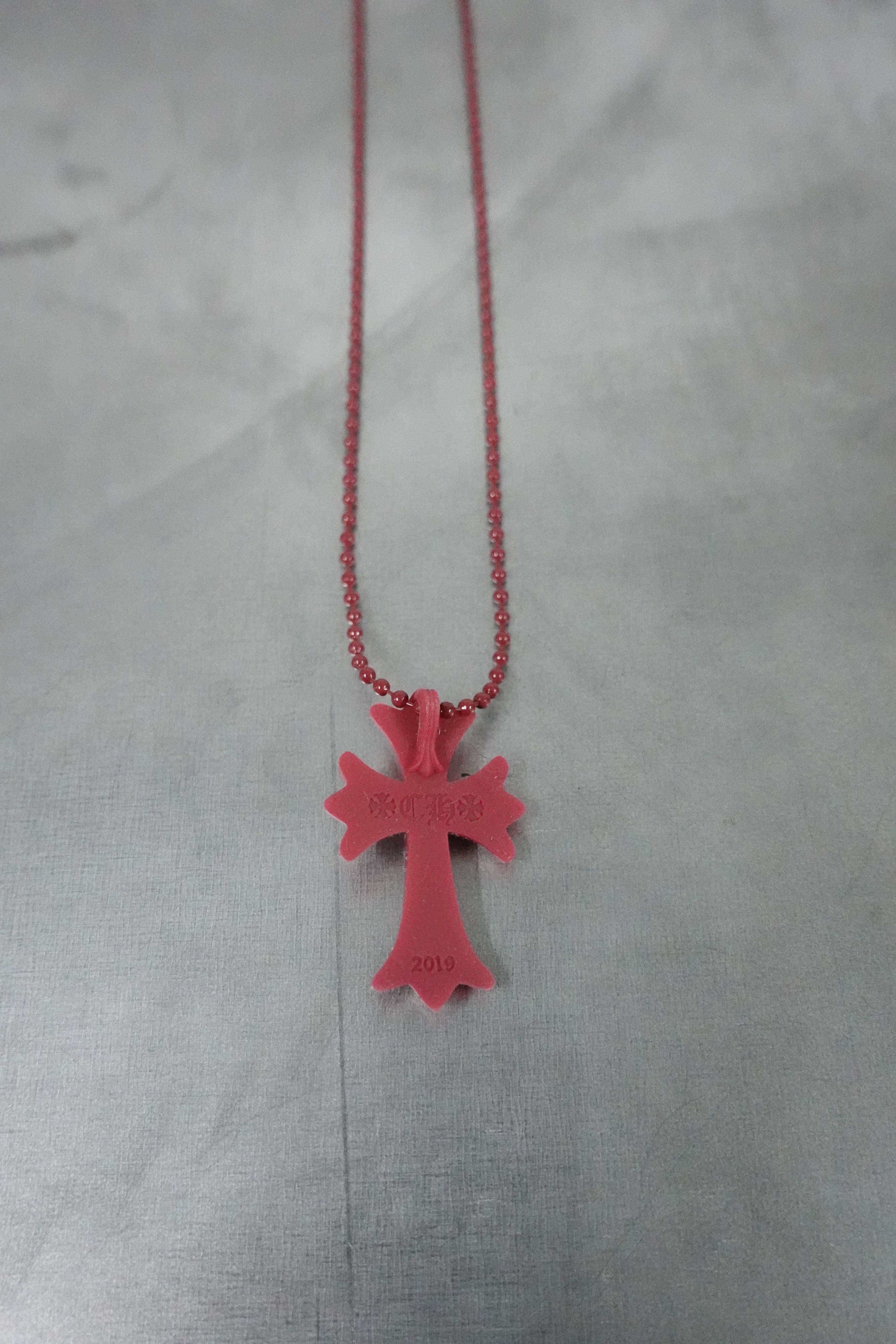 Chrome Hearts CHROME HEARTS SILICHROME NECKLACE RED Size ONE SIZE - 3 Thumbnail