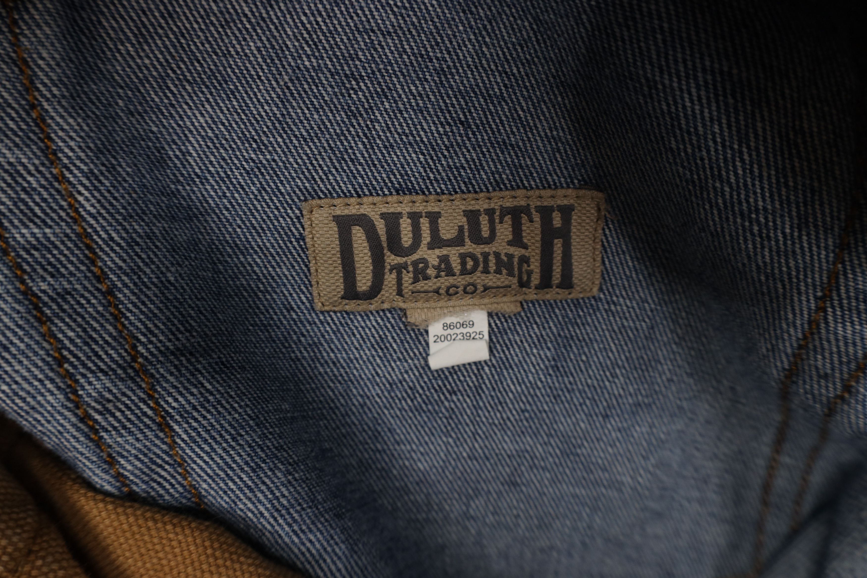 Duluth Trading Company Duluth Trading Co Workwear Wide Leg Denim Jeans Blue Cotton Size US 36 / EU 52 - 7 Thumbnail