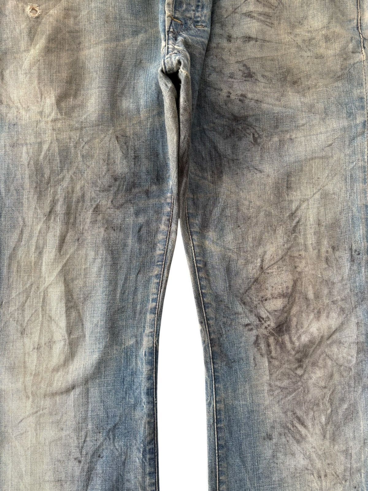 Energie Vintage Energie Dirtied Mud Wash Distress Flare Jeans Size US 32 / EU 48 - 3 Thumbnail