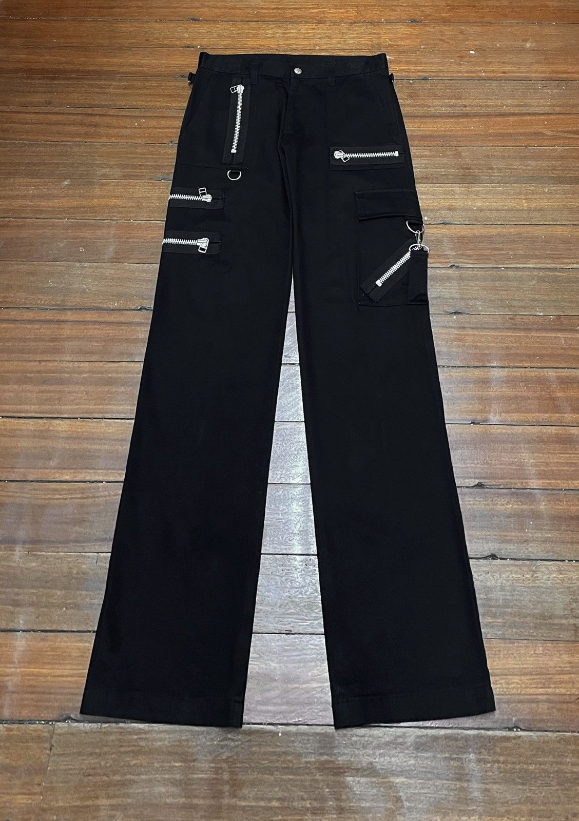 14th Addiction Very Rare Vintage Secret Agents Punk Bondage Pants 2000s Size US 32 / EU 48 - 1 Thumbnail