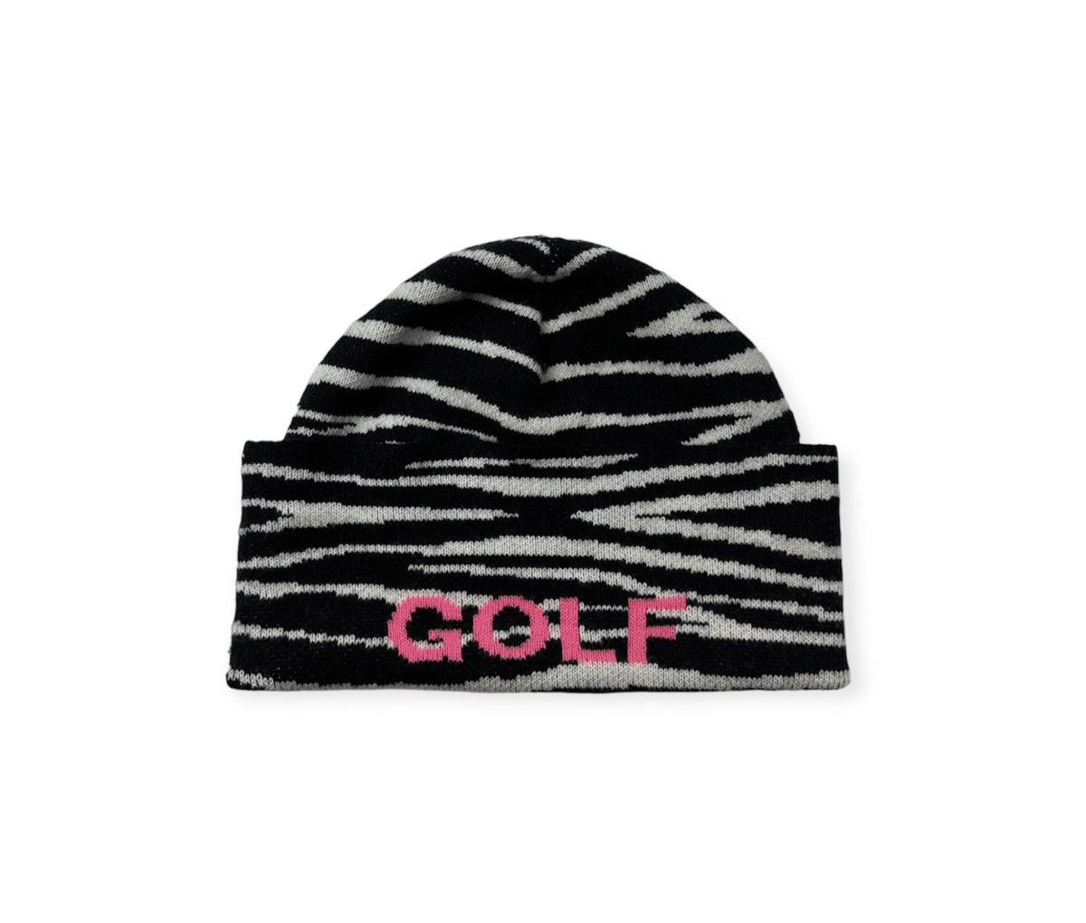 image of 2013 Golf Wang Stripe Zebra Beanie, Men's