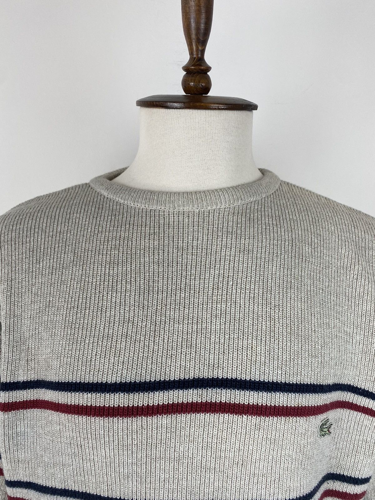 Lacoste × Vintage Men’s Vintage Lacoste Crew Neck Sweater size 6 Size US L / EU 52-54 / 3 - 2 Thumbnail
