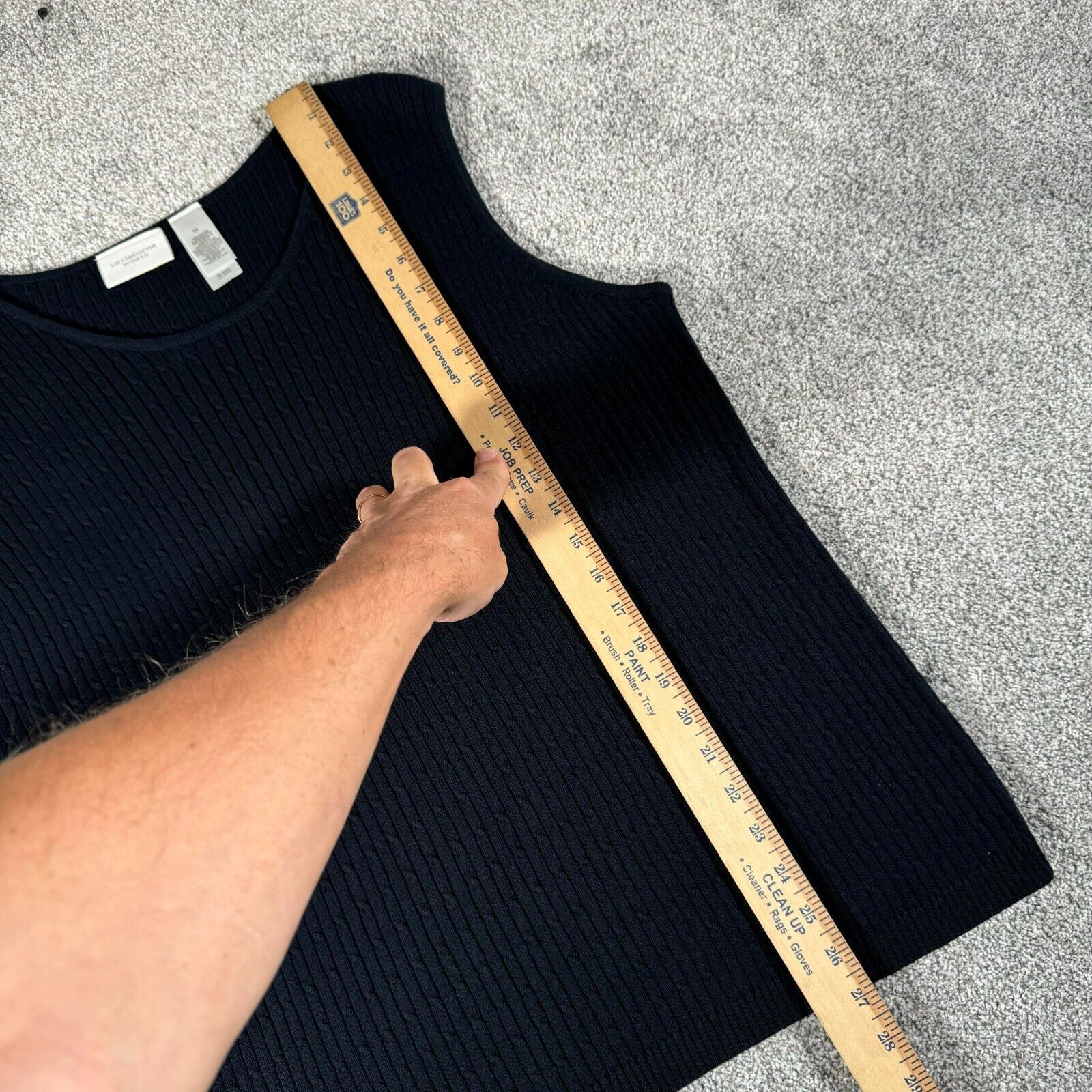 Other Liz Claiborne Knit Tank Top Sweater Womens 1X Plus 90s Y2K Size XL / US 12-14 / IT 48-50 - 8 Thumbnail