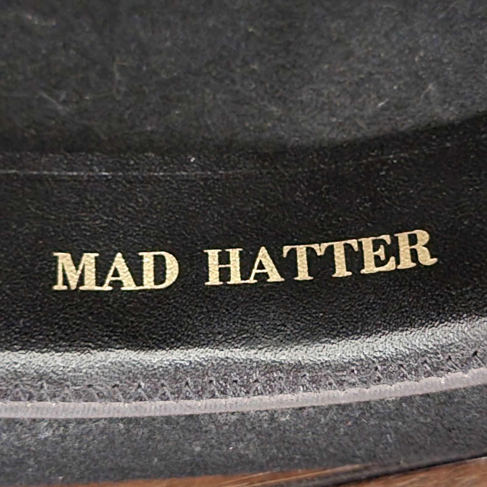 Other 100% Wool Top Hat The Mad Hatter Hat People - Size 7 1/8 57 Size ONE SIZE - 10 Thumbnail