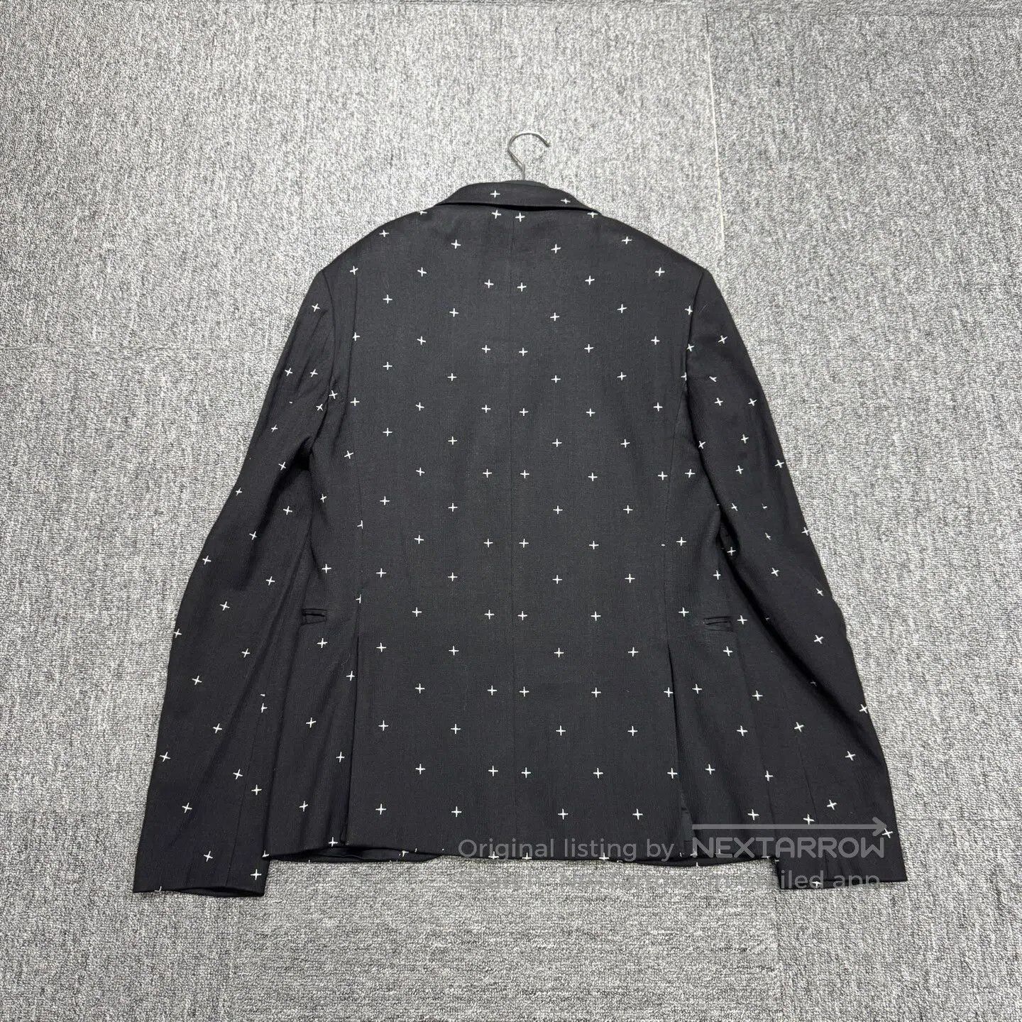 Neil Barrett Neil Barrett A wool suit jacket embroidered with stars all Size 48R - 2 Thumbnail