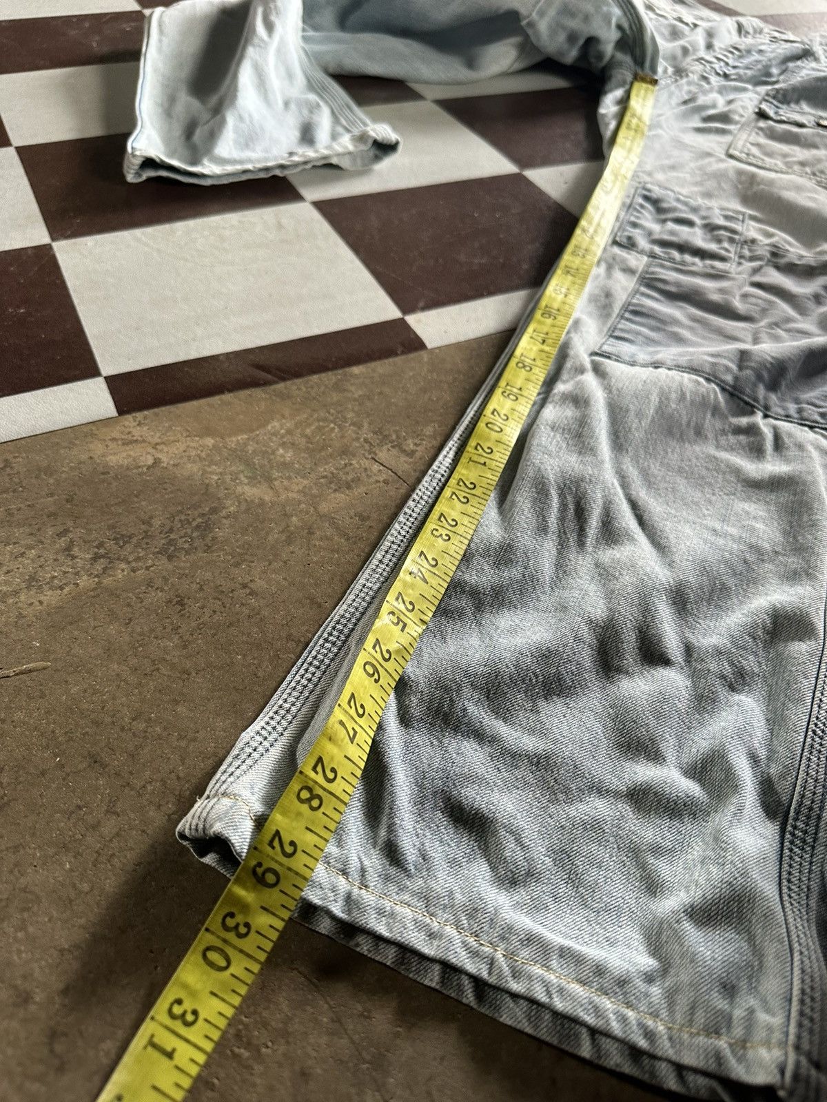 Japanese Brand Super nice design 🔥 Acoustic patchwork denim bushpants Size US 30 / EU 46 - 12 Thumbnail