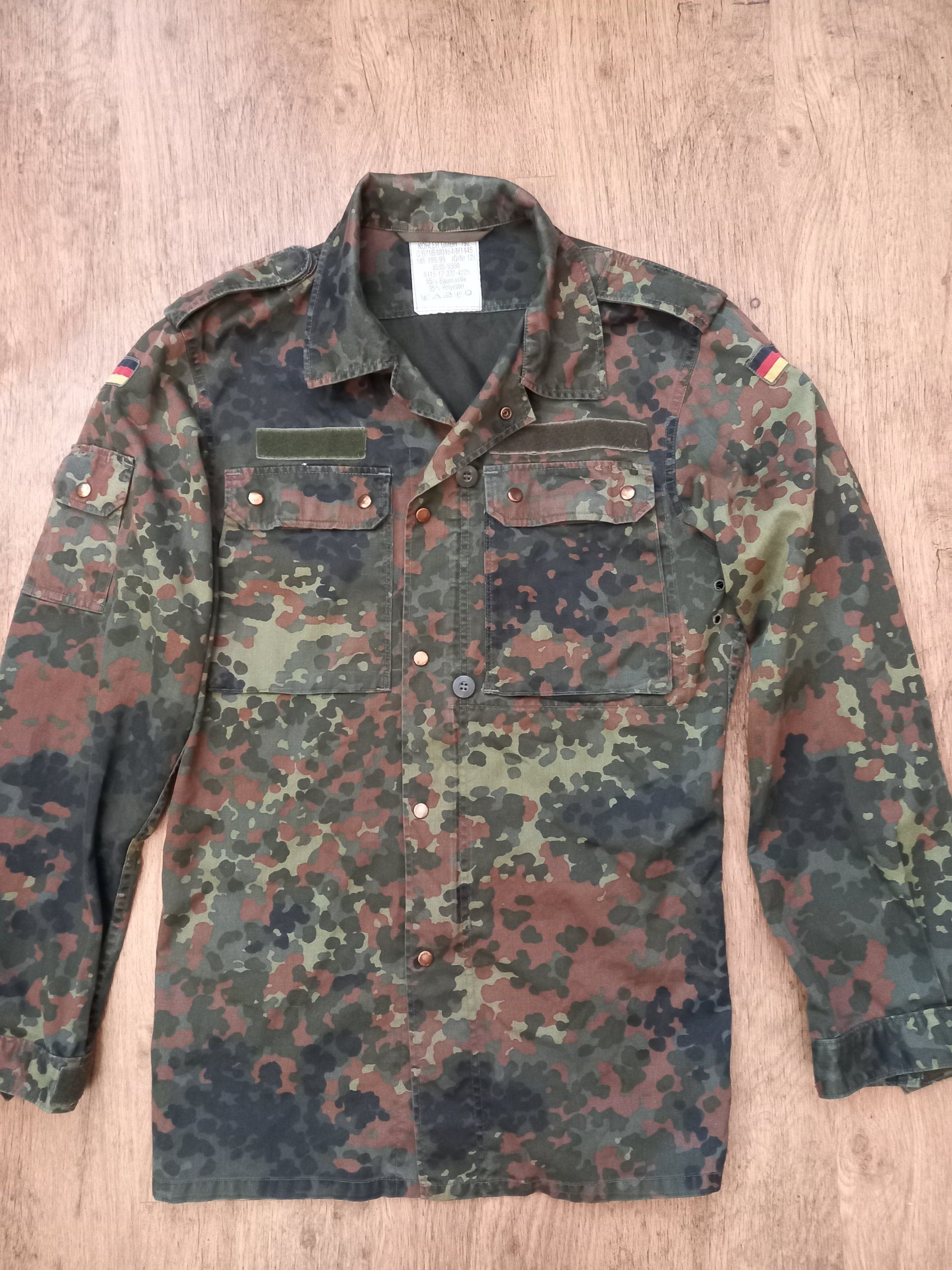 Military Vintage 90s German Army Flecktarn Shirt | Grailed