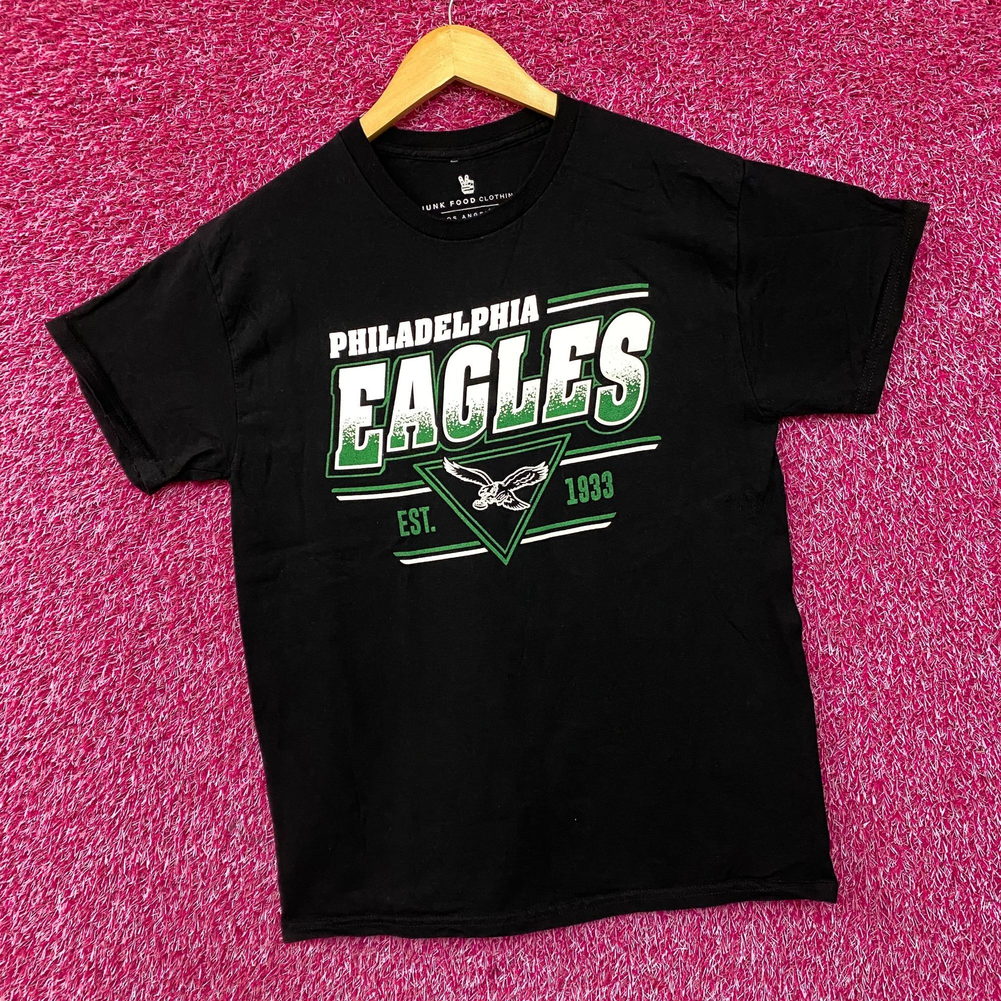 Junk Food NFL Junk Food Philadelphia Eagles Black Tshirt SIZE Small Size US S / EU 44-46 / 1 - 3 Thumbnail