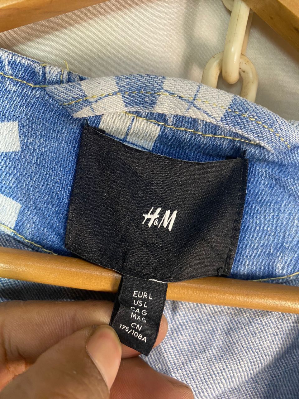 H&M H&M x Tetris puzzle game fullprint denim vest Size US L / EU 52-54 / 3 - 4 Thumbnail