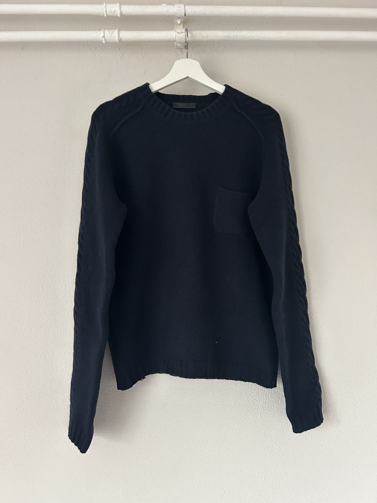 Prada Wool Pocket Sweater Size US M / EU 48-50 / 2 - 1 Thumbnail