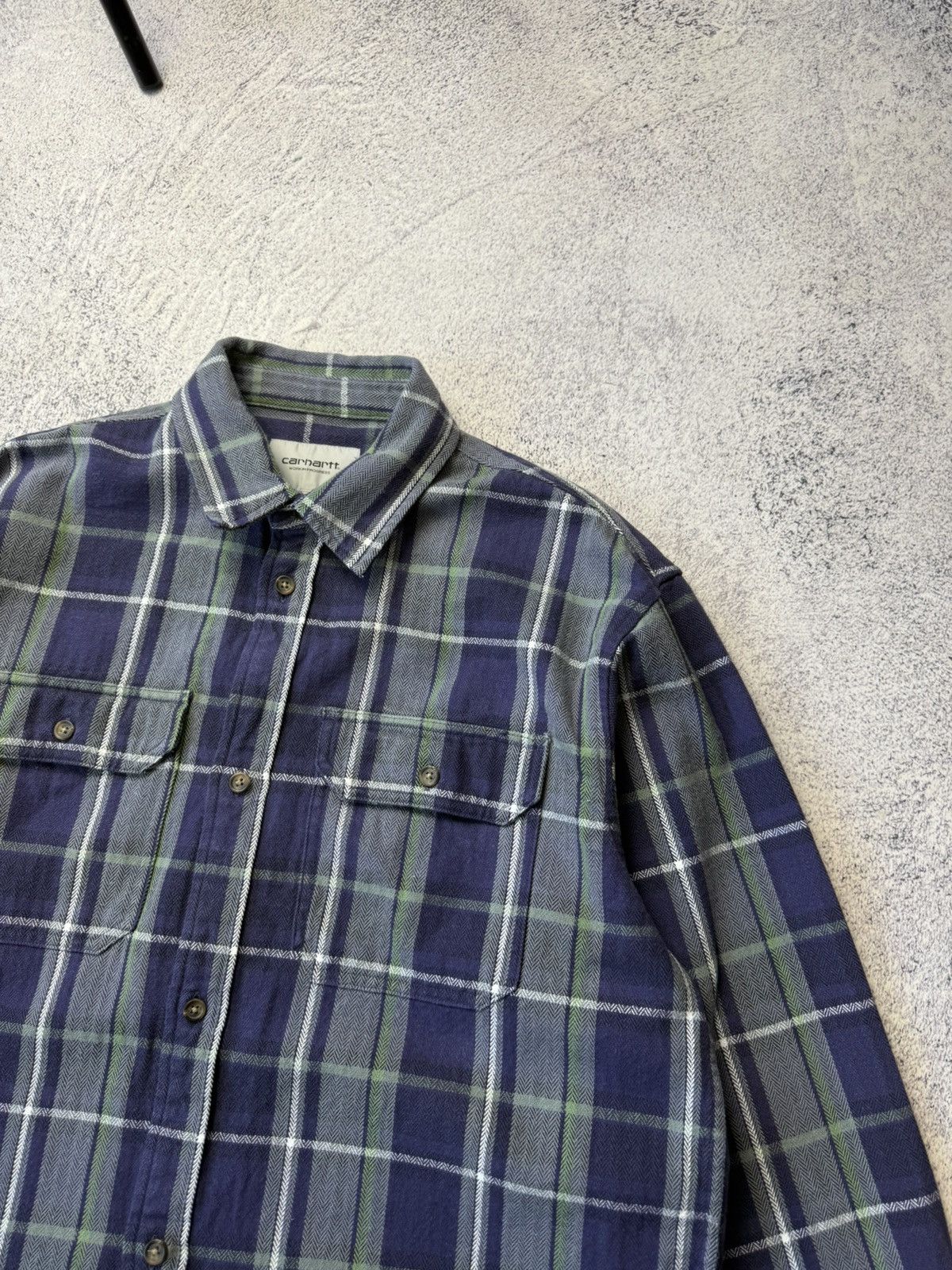 Carhartt Vintage Carhartt Flannel Jacket USA Y2K Size US L / EU 52-54 / 3 - 9 Thumbnail