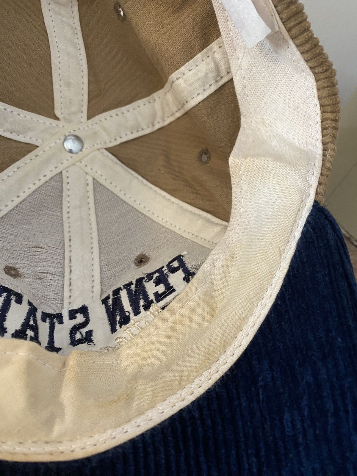 NCAA Vintage 80’s Penn State Nittany Lions Thick Corduroy Cap Hat Size ONE SIZE - 16 Thumbnail