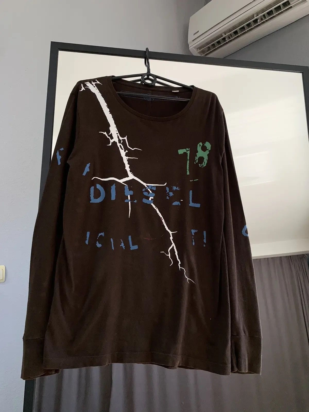Diesel × Japanese Brand × Vintage Vintage Y2K long sleeve Diesel Sk8 Japanese style vtg Size US M / EU 48-50 / 2 - 7 Thumbnail