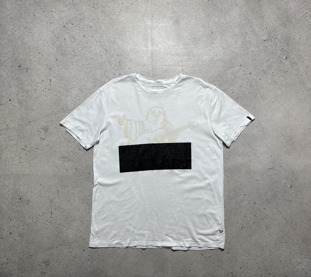 True Religion True Religion Buddha Big Logo White T-Shirt Size L Size US L / EU 52-54 / 3 - 1 Thumbnail