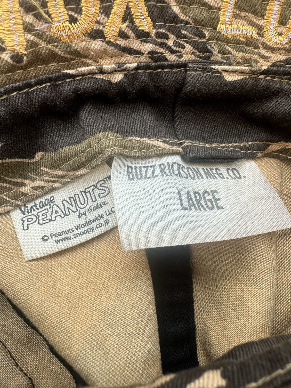 Buzz Rickson's Tiger stripe bucket hats buzz ricksons x peanut Size ONE SIZE - 7 Thumbnail