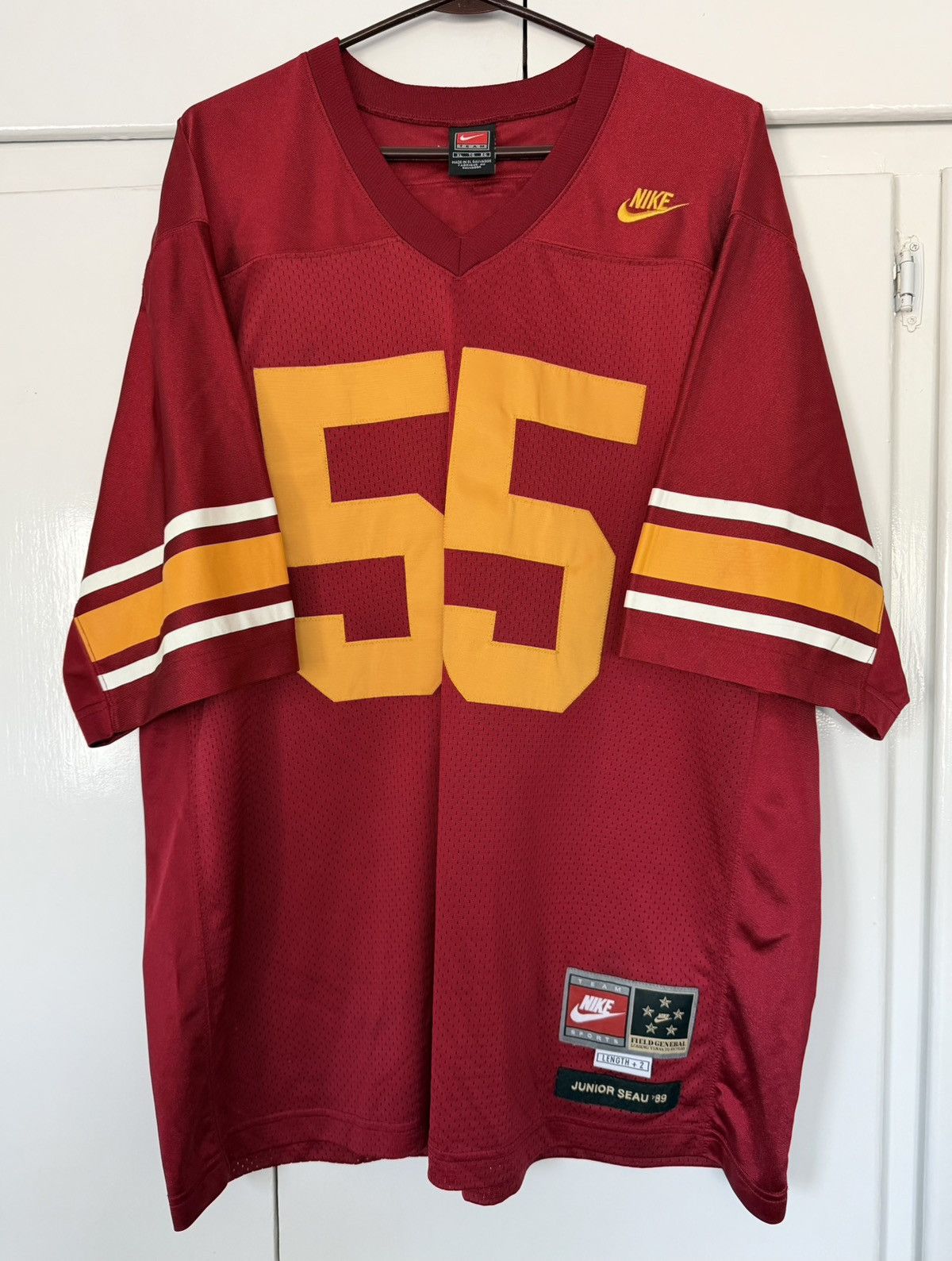 Nike NIKE TEAM USC TROJANS JUNIOR SEAU 1989 JERSEY FIELD GENERAL Size US M / EU 48-50 / 2 - 1 Thumbnail