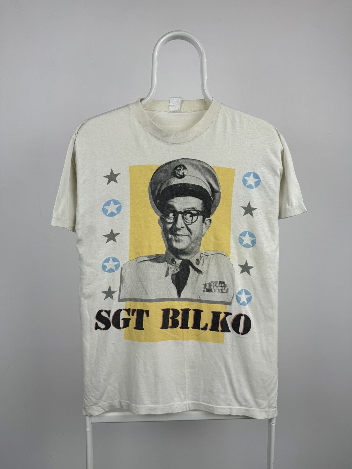 Vintage Vintage 1986 Sgt Bilko Phil Silvers Big Logo Tee Size US M / EU 48-50 / 2 - 1 Thumbnail