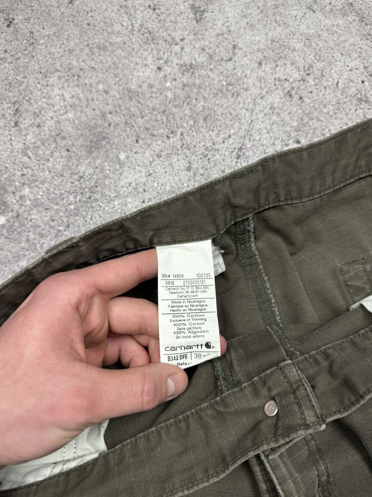 Carhartt Crazy Vintage Faded Carhartt Y2K Cargo Work Pants Japanesse Size US 38 / EU 54 - 14 Thumbnail