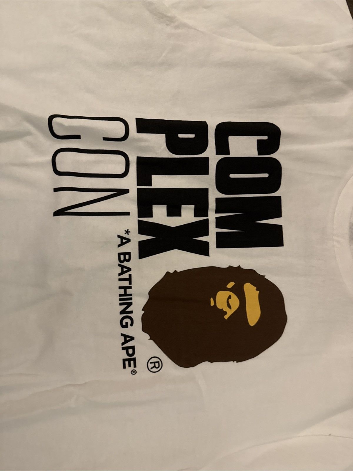 Bape × Complex BAPE x ComplexCon 2017 Exclusive White Tee Size M Size US M / EU 48-50 / 2 - 2 Thumbnail