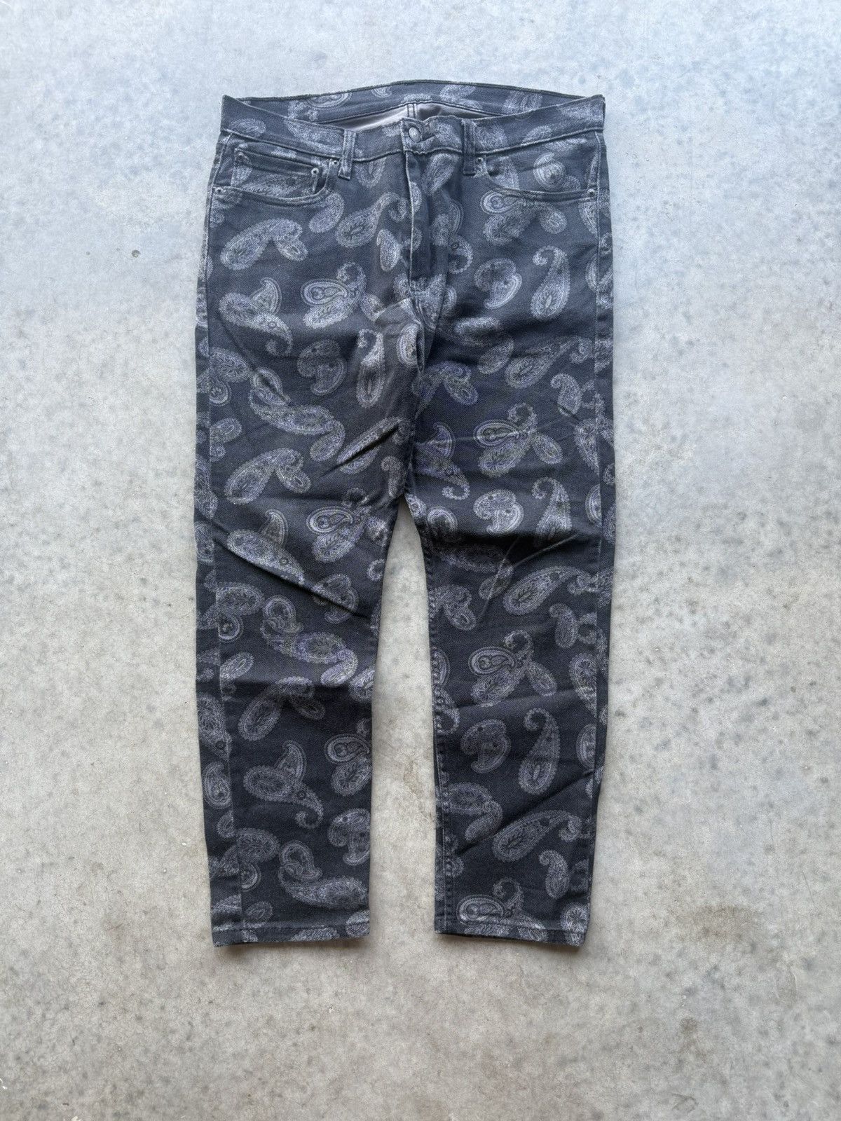 Levi's Vintage Levi’s Paisley Bandana Black Jeans Size US 36 / EU 52 - 1 Thumbnail