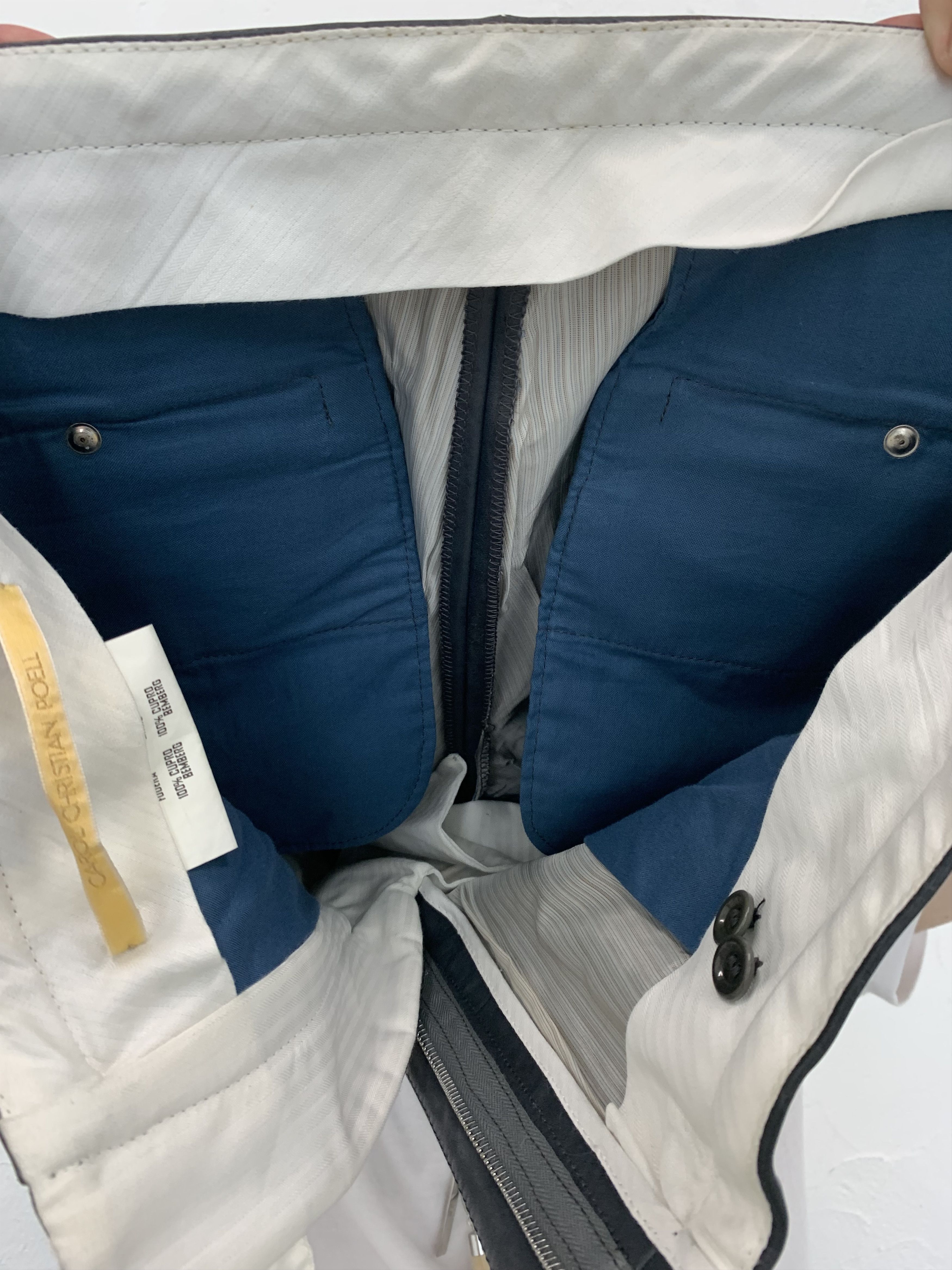 Carol Christian Poell SAMPLE CAROL CHRISTIAN POELL FALL 00 01 LEATHER PANTS Size US 34 / EU 50 - 16 Thumbnail