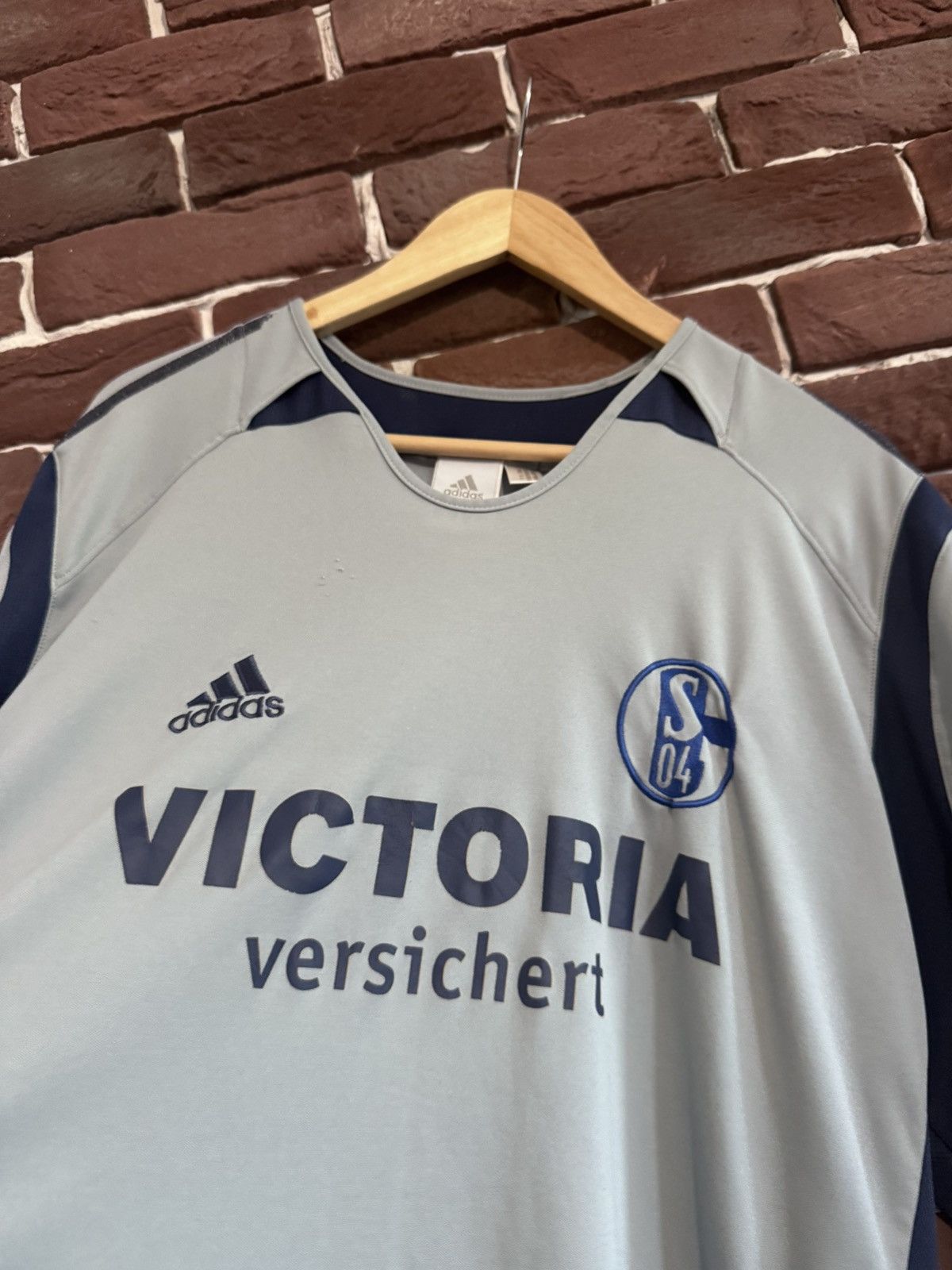 Adidas × Vintage SCHALKE 2005 away FOOTBALL Soccer Jersey ADIDAS Vintage Y2k Size US XL / EU 56 / 4 - 3 Thumbnail