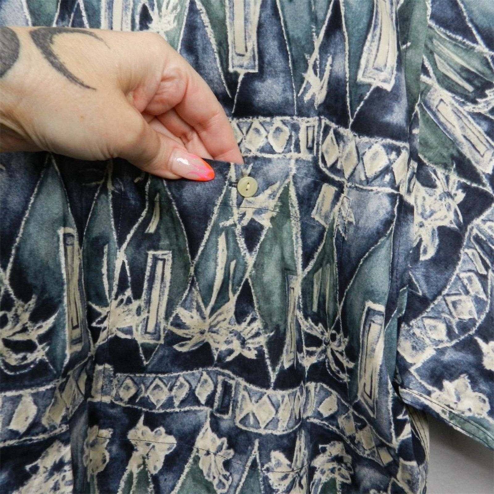 Vintage Vintage 90s Murano Hawaiian Shirt Size L 60 Singles Lawn Size US L / EU 52-54 / 3 - 5 Thumbnail