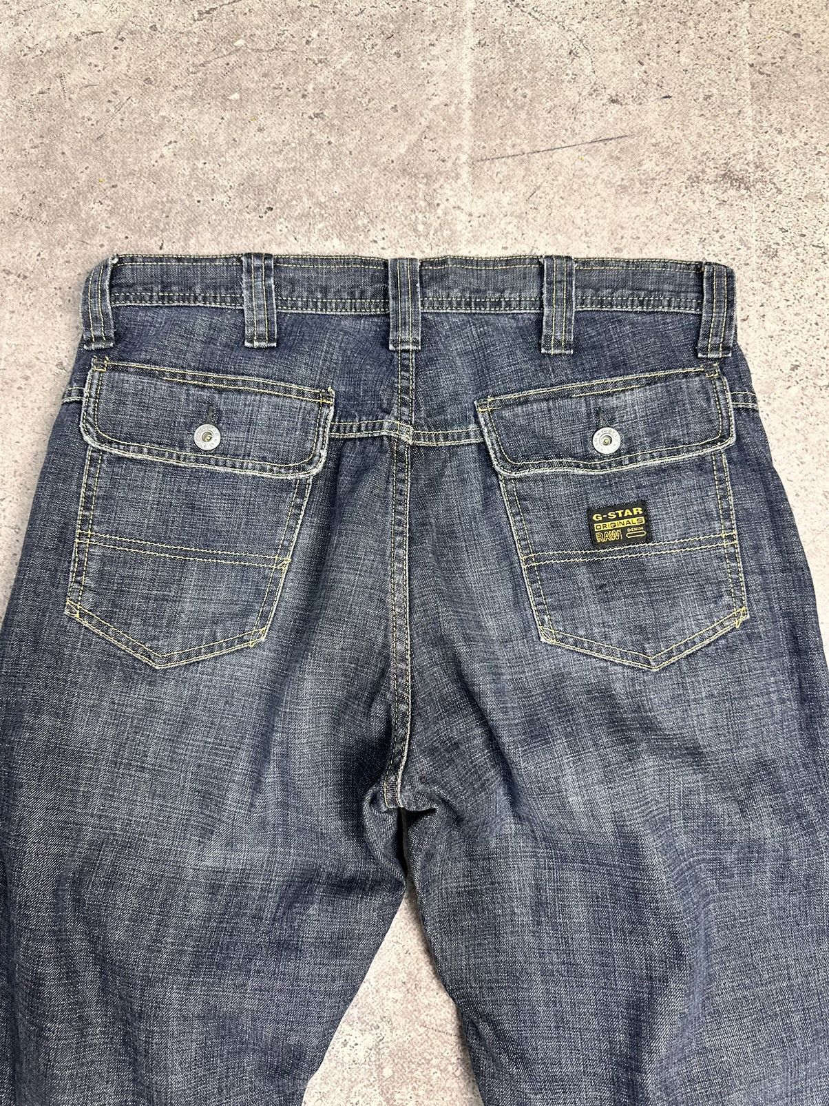 GOA G-Star Raw Blue Distressed Denim Pants Size 34 Size US 34 / EU 50 - 14 Thumbnail