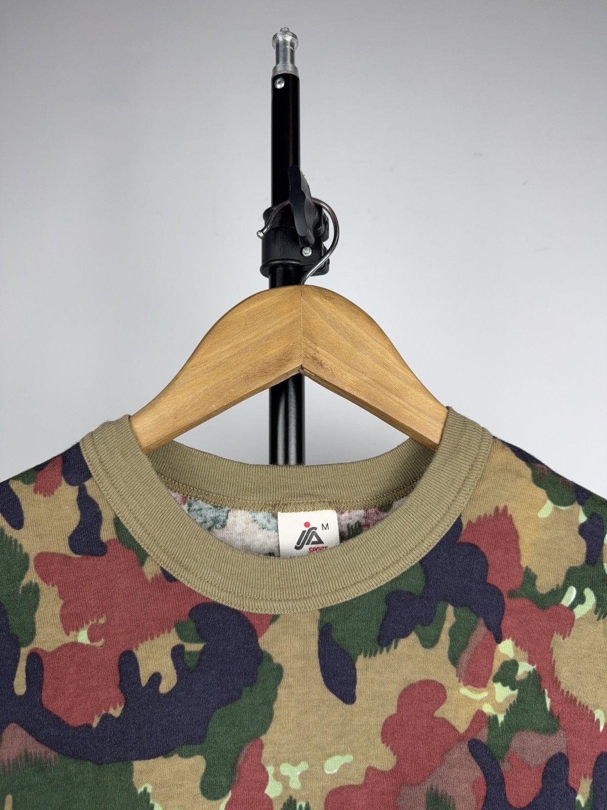 Vintage 00s Vintage Retro Camo T-Shirt Y2K Military Streetwear Tee Size US M / EU 48-50 / 2 - 2 Thumbnail