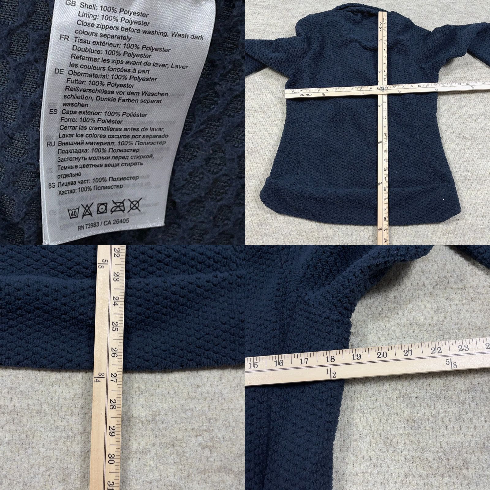 Helly Hansen Helly Hansen Sweater Women M Navy Blue Pullover 1/4 Zip Fleece Mock Neck All Seasons Long Sleeve Raglan Logo Zipper Size M / US 6-8 / IT 42-44 - 8 Thumbnail
