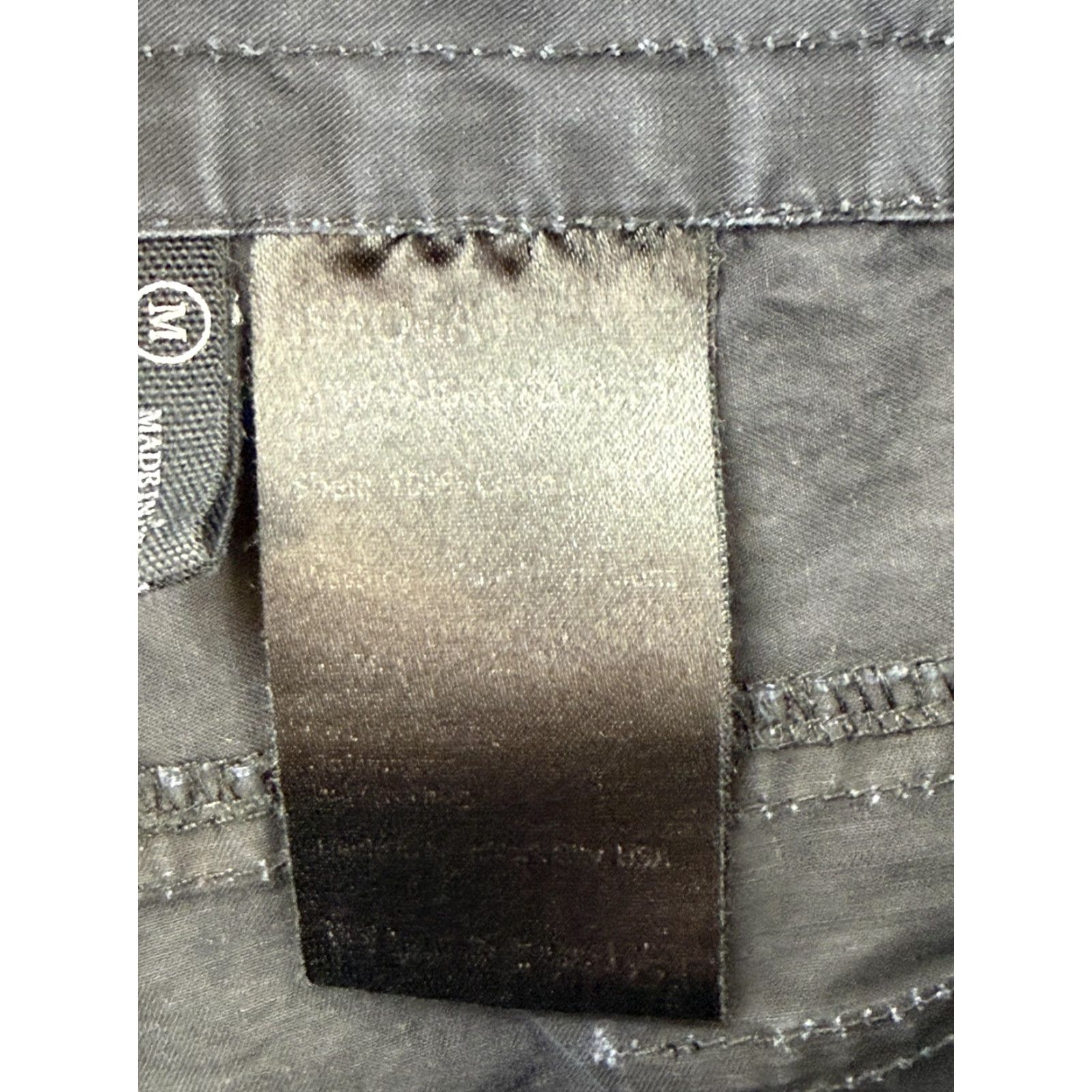 Vintage ISAORA Shorts Mens Medium Gray Cargo 9 Inseam Elastic Waist Drawstring Casual Size US 31 - 6 Thumbnail