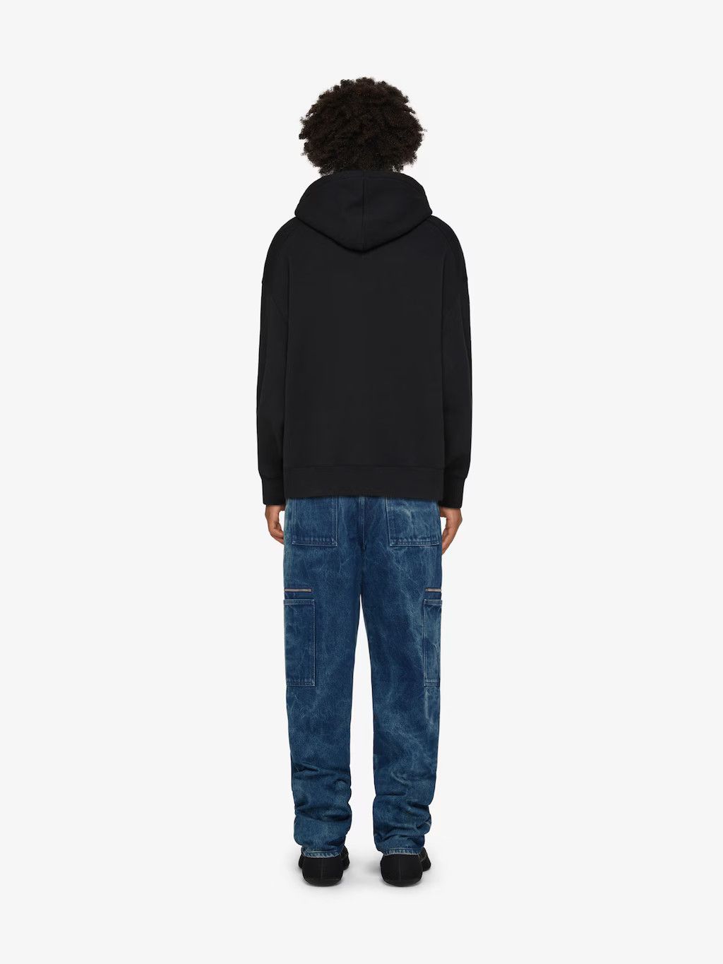 Givenchy o1w1db10326 Slim Fit Hoodie in Black Size US XL / EU 56 / 4 - 4 Thumbnail