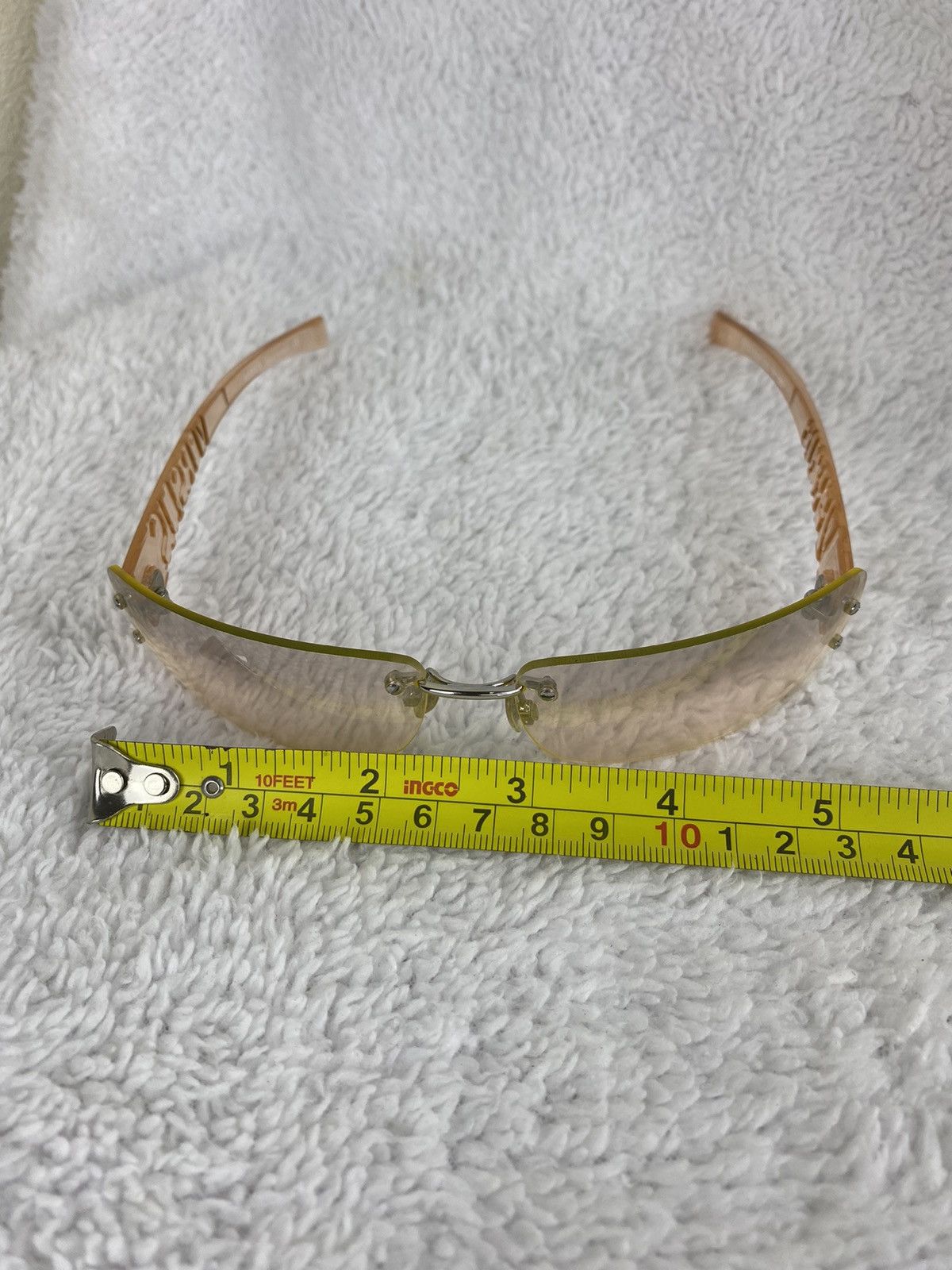 Versus 🔥RARE🔥 Vintage 90s VERSUS by VERSACE Peach Sunglasses Size ONE SIZE - 12 Thumbnail