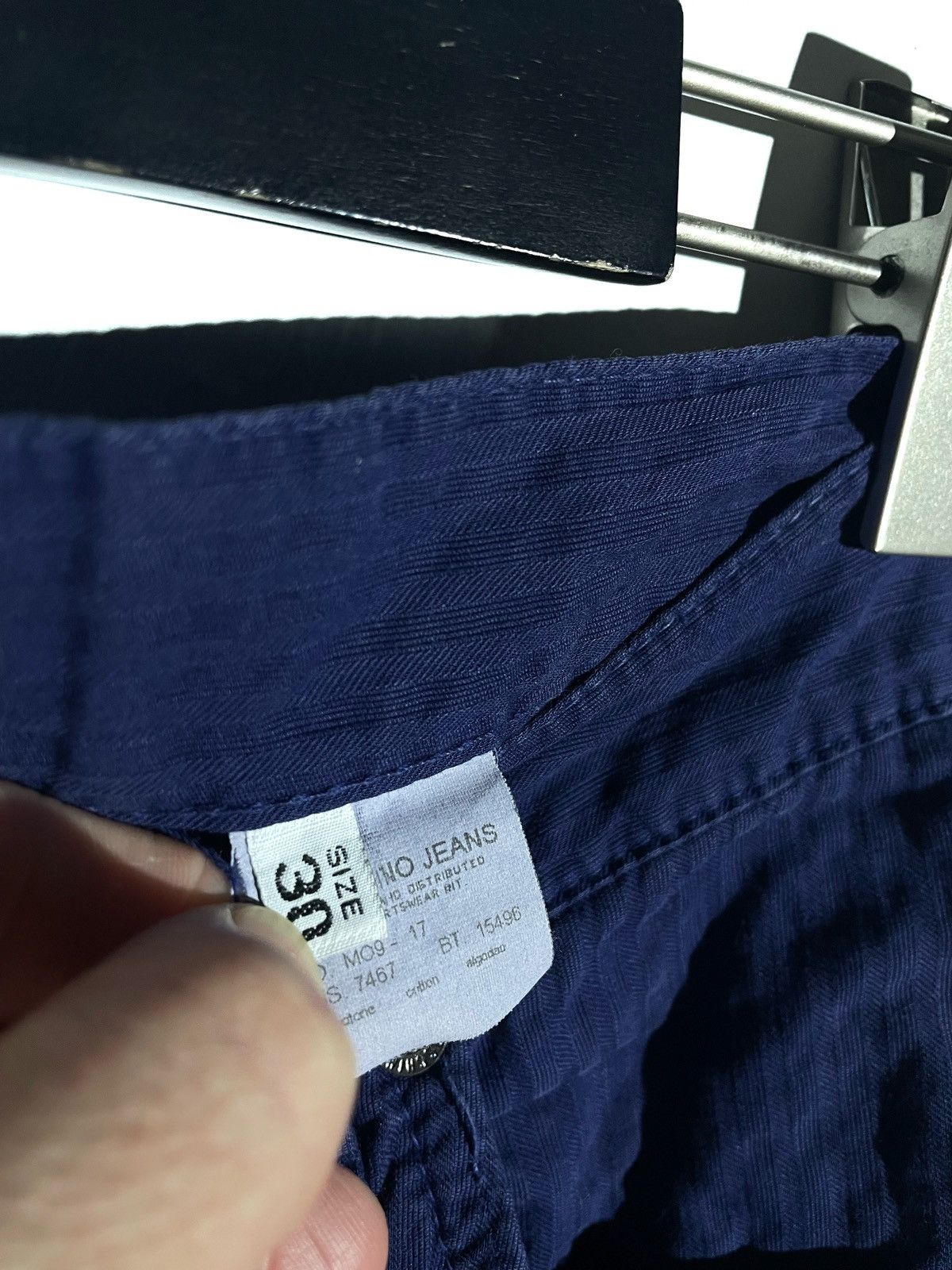 Moschino Moschino Blue Straight Zip Jeans Size 30 Cotton Stripe Print Size US 30 / EU 46 - 5 Thumbnail