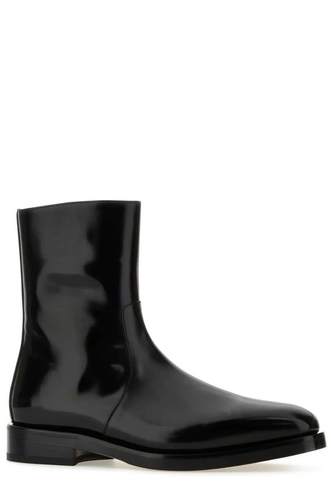 Salvatore Ferragamo o1s1rm0924 Zip Ankle Boot in Black Size US 9.5 / EU 42-43 - 2 Thumbnail