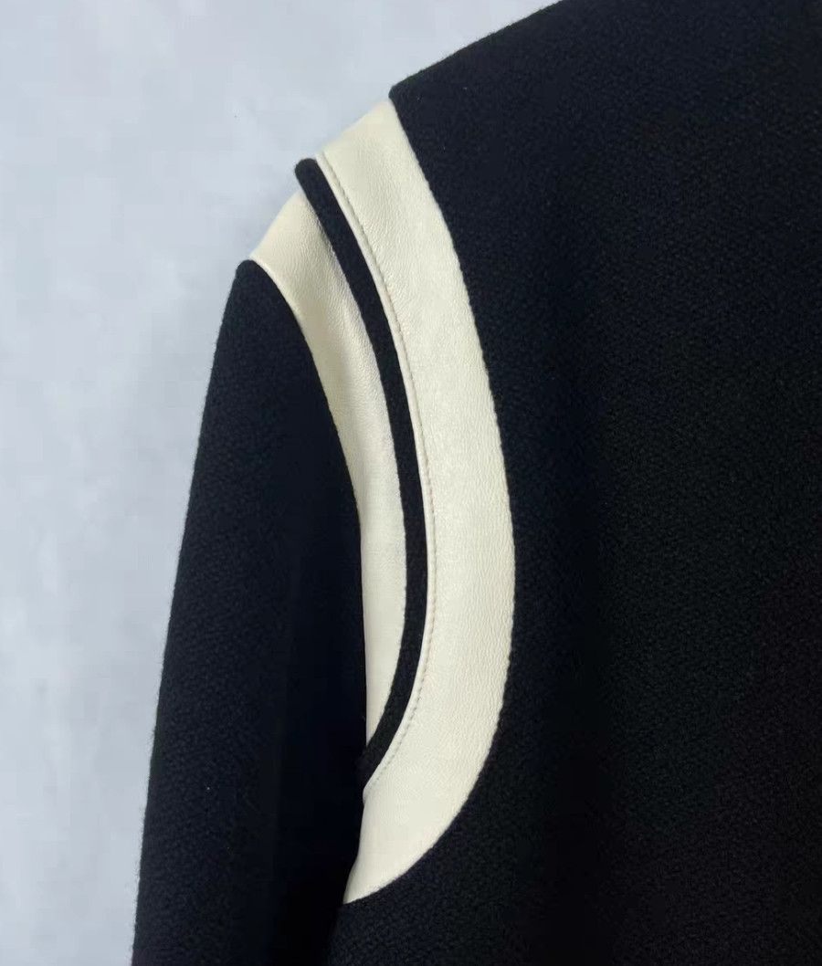 Yves Saint Laurent Saint Laurent Classic black and white Teddy jacket 2502-Ne Size US L / EU 52-54 / 3 - 3 Thumbnail